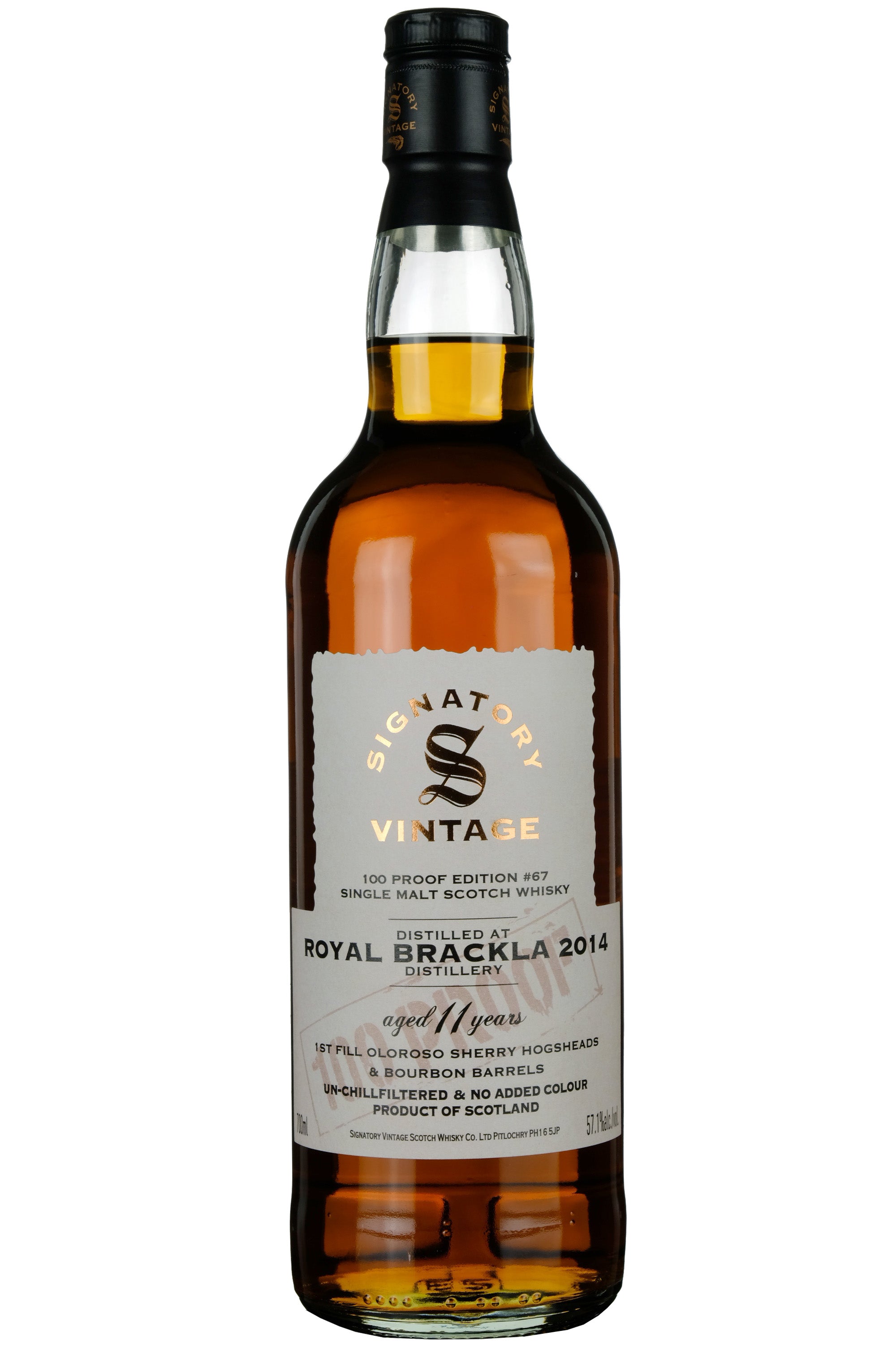 Royal Brackla 2014-2025 | 11 Year Old Signatory Vintage 100 Proof Edition 67