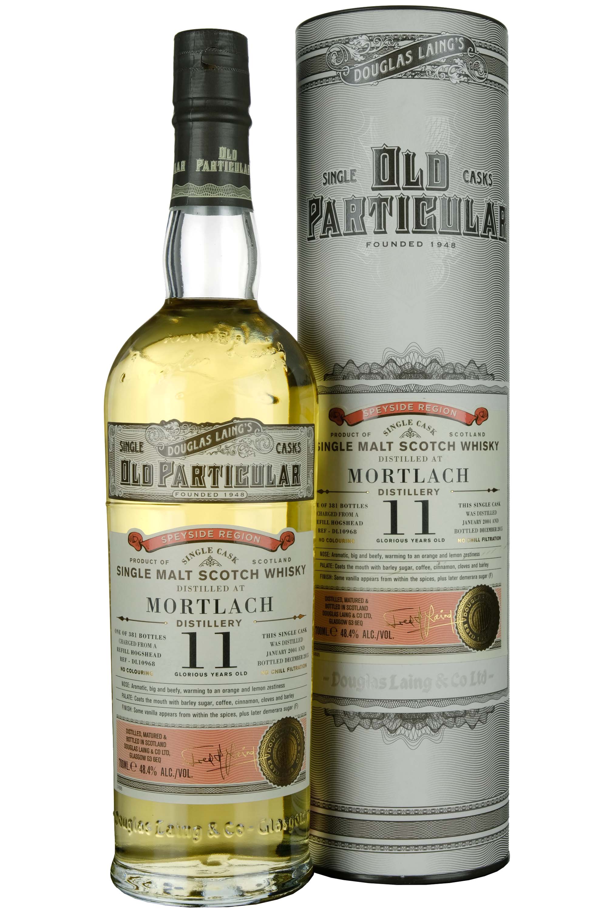 Mortlach 2004-2015 | 11 Year Old Douglas Laing Old Particular Single Cask DL10968