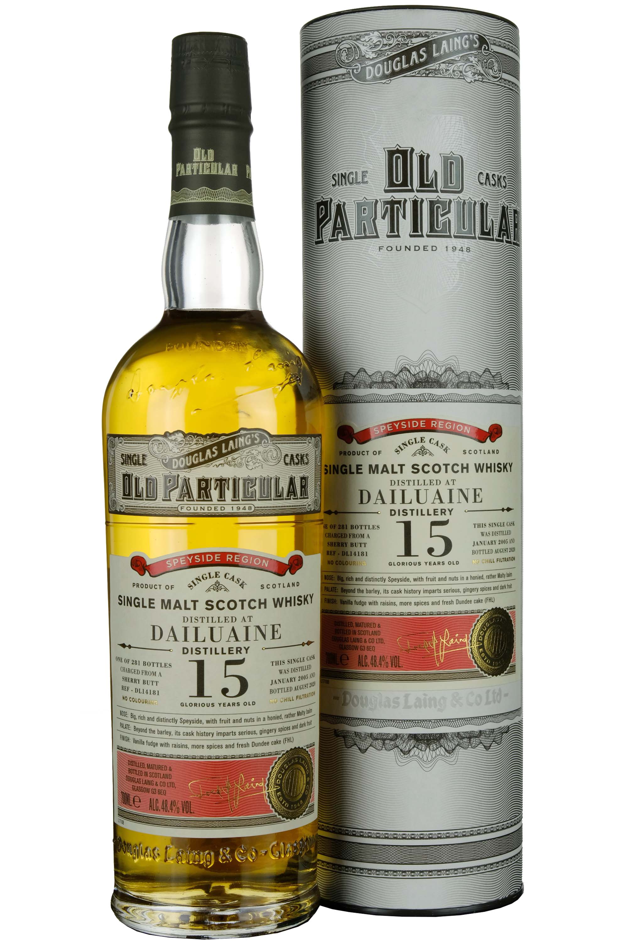 Dailuaine 2005-2020 | 15 Year Old Douglas Laing Old Particular Single Cask DL14181
