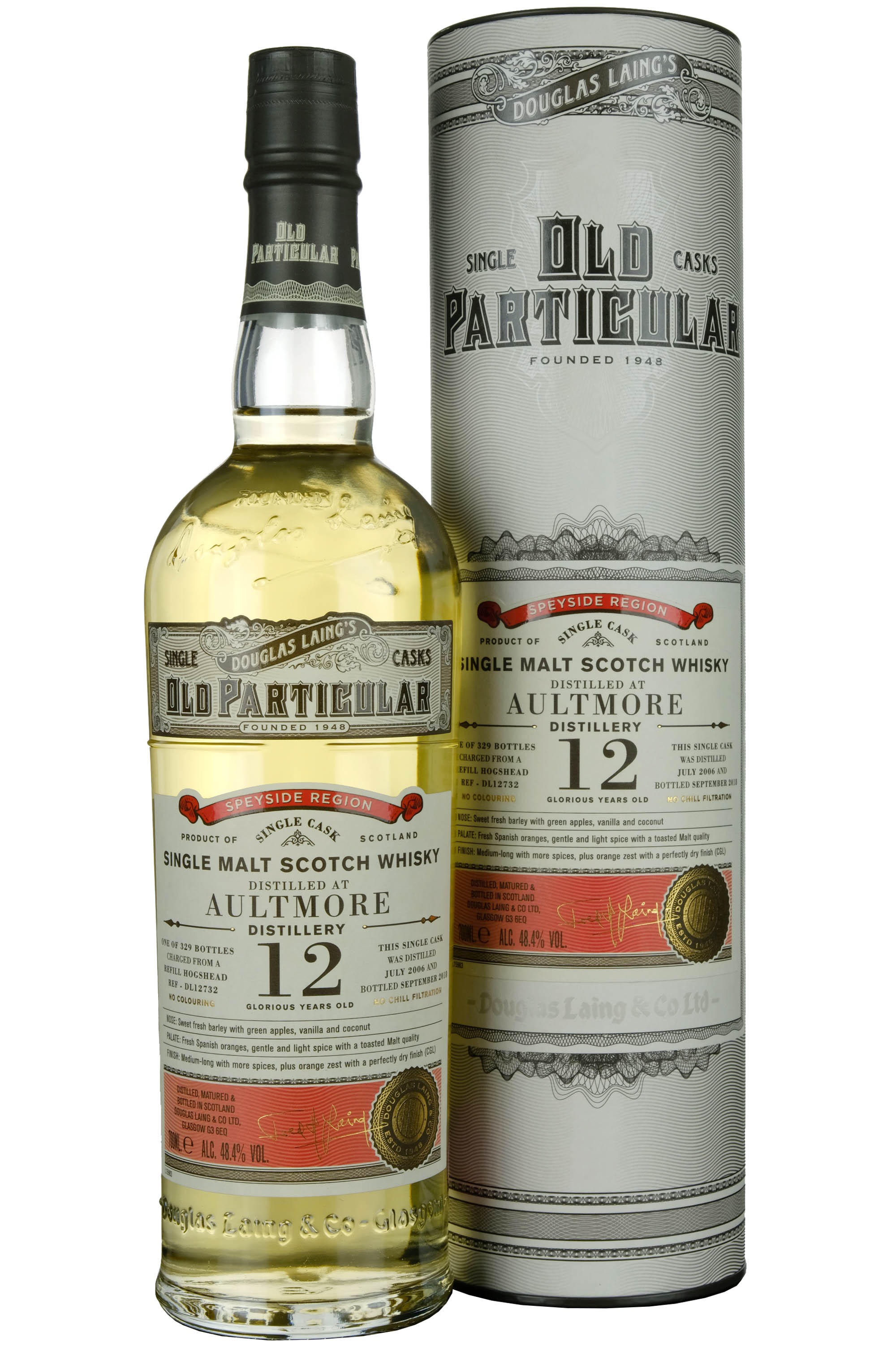Aultmore 2006-2018 | 12 Year Old Douglas Laing Old Particular Single Cask DL12732