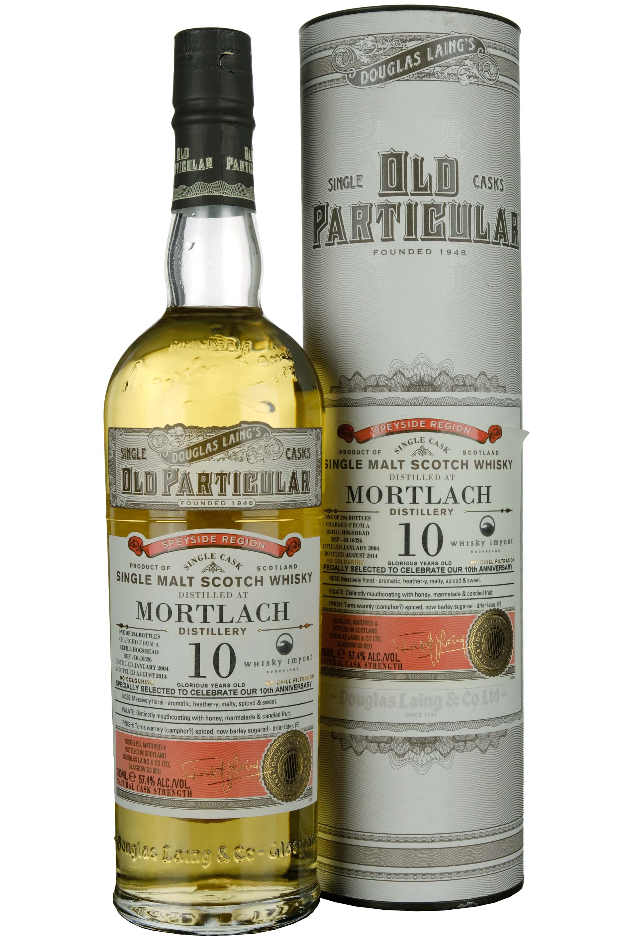 Mortlach 2004-2014 | 10 Year Old Douglas Laing Old Particular Single Cask DL10326