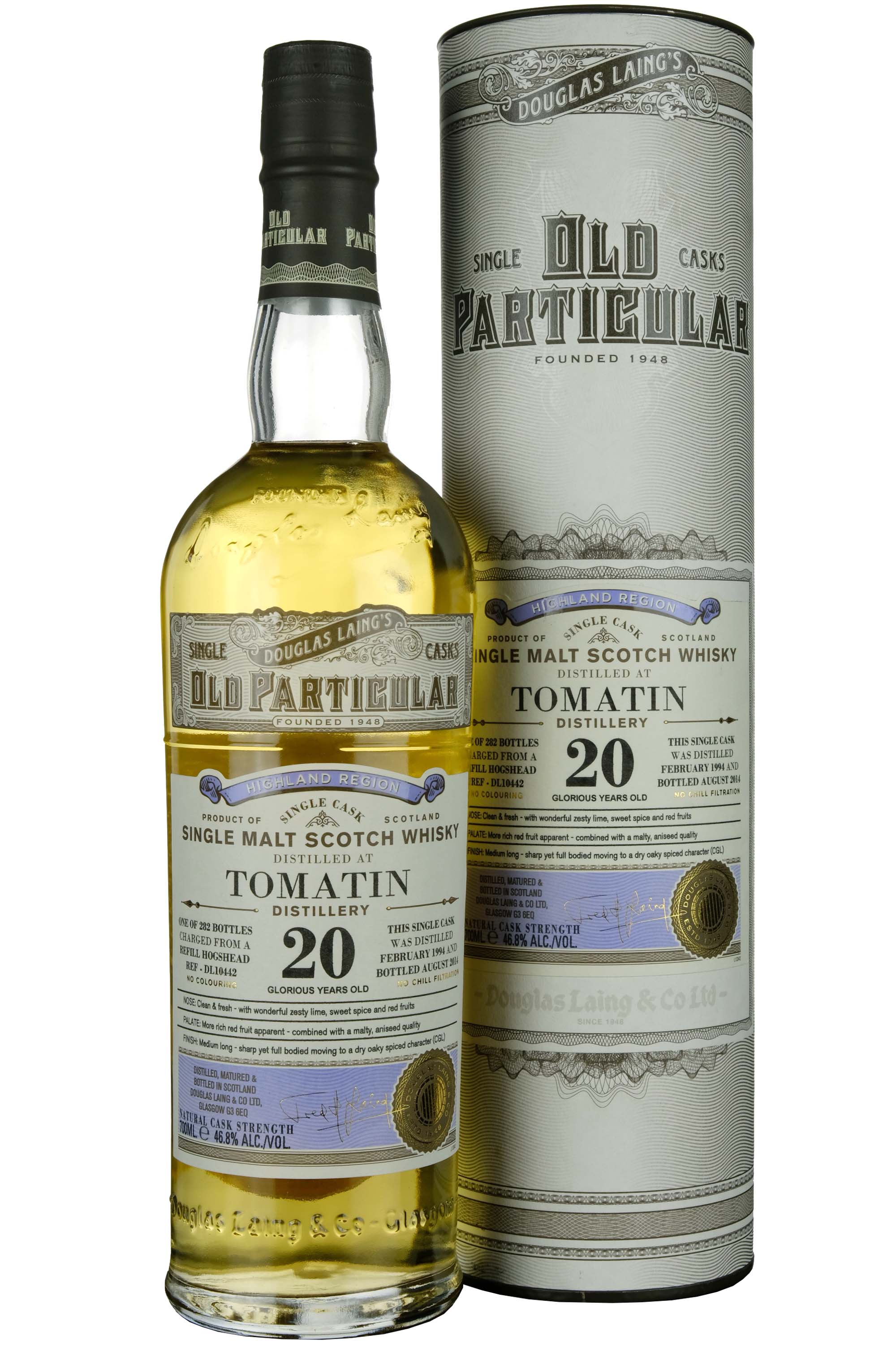 Tomatin 1994-2014 | 20 Year Old Douglas Laing Old Particular Single Cask DL10442