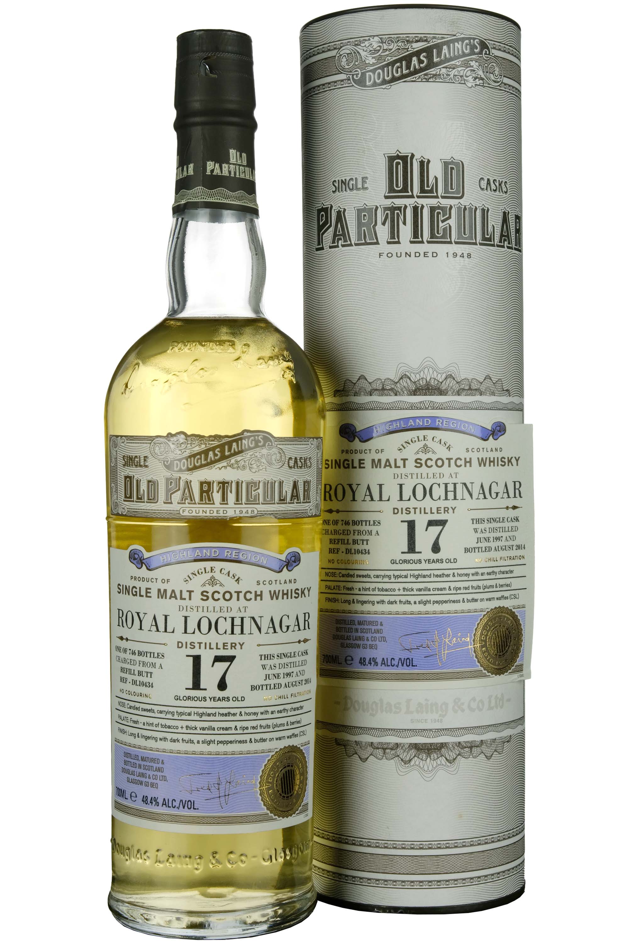 Royal Lochnagar 1997-2014 | 17 Year Old Douglas Laing Old Particular Single Cask DL10434