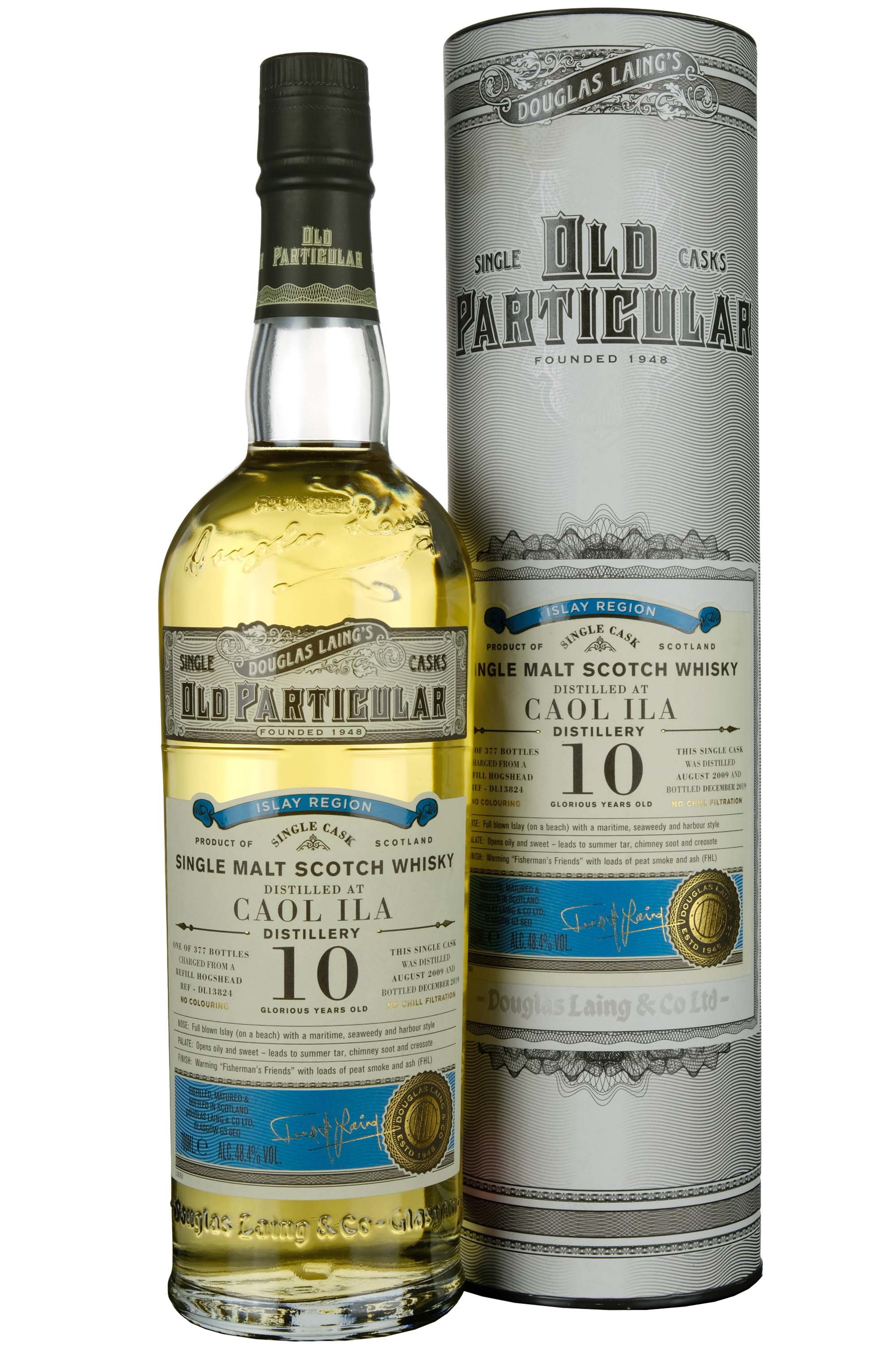 Caol Ila 2009-2019 | 10 Year Old Douglas Laing Old Particular Single Cask DL13824