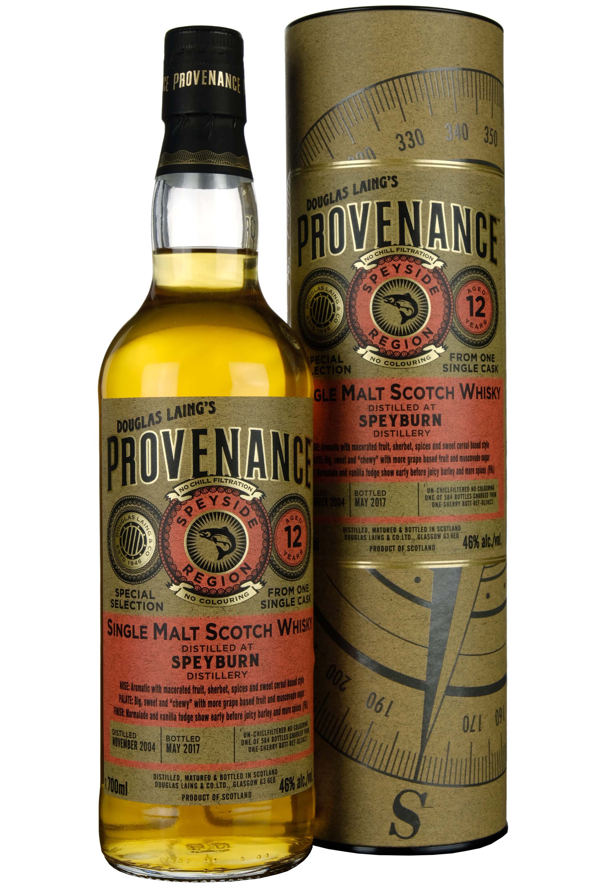 Speyburn 2004-2017 | 12 Year Old Douglas Laing Provenance Single Cask DL11822