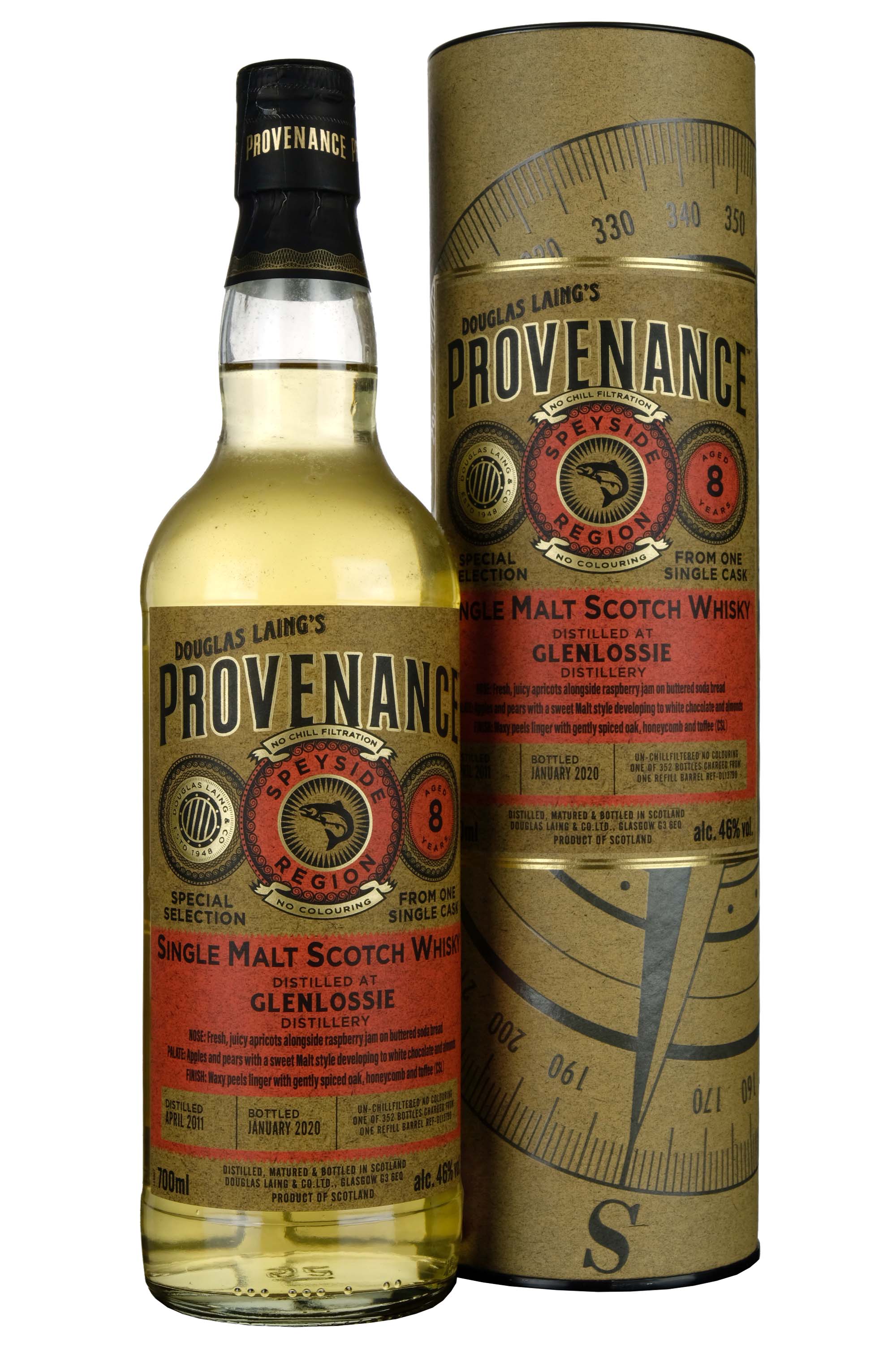 Glenlossie 2011-2020 | 8 Year Old Douglas Laing Provenance Single Cask DL13790