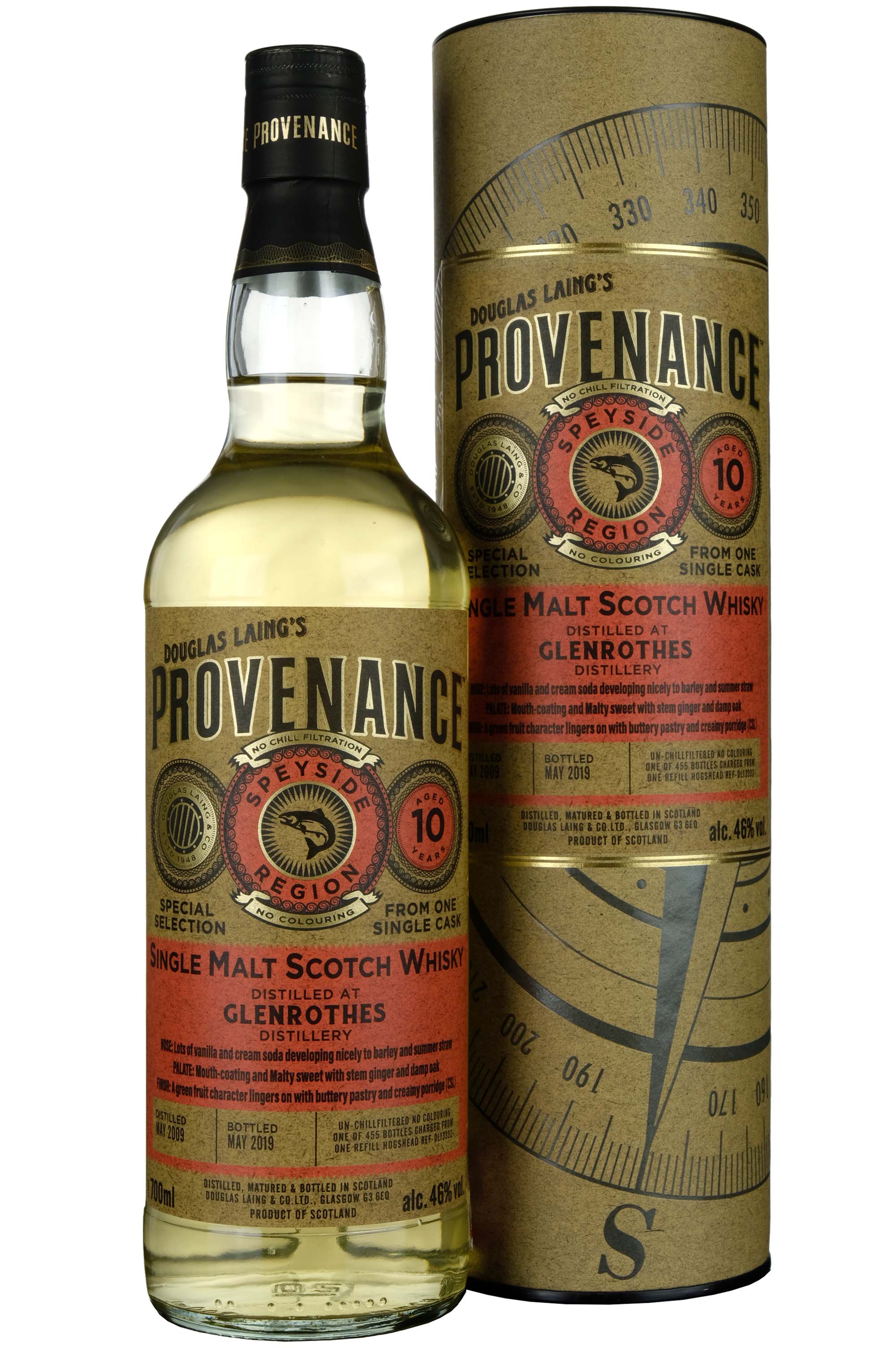 Glenrothes 2009-2019 | 10 Year Old Douglas Laing Provenance Single Cask DL13332