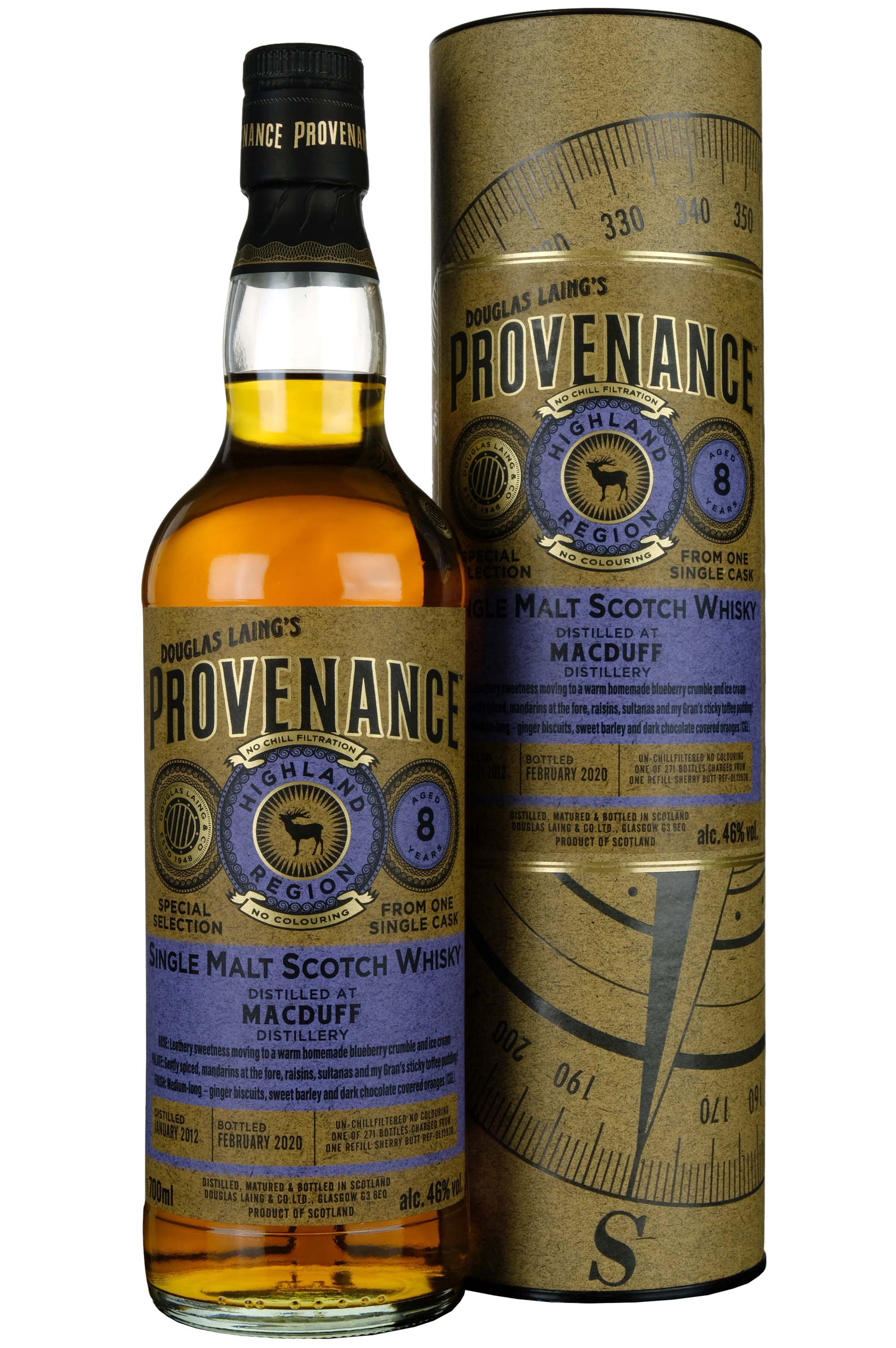 Macduff 2012-2020 | 8 Year Old Douglas Laing Provenance Single Cask DL13920