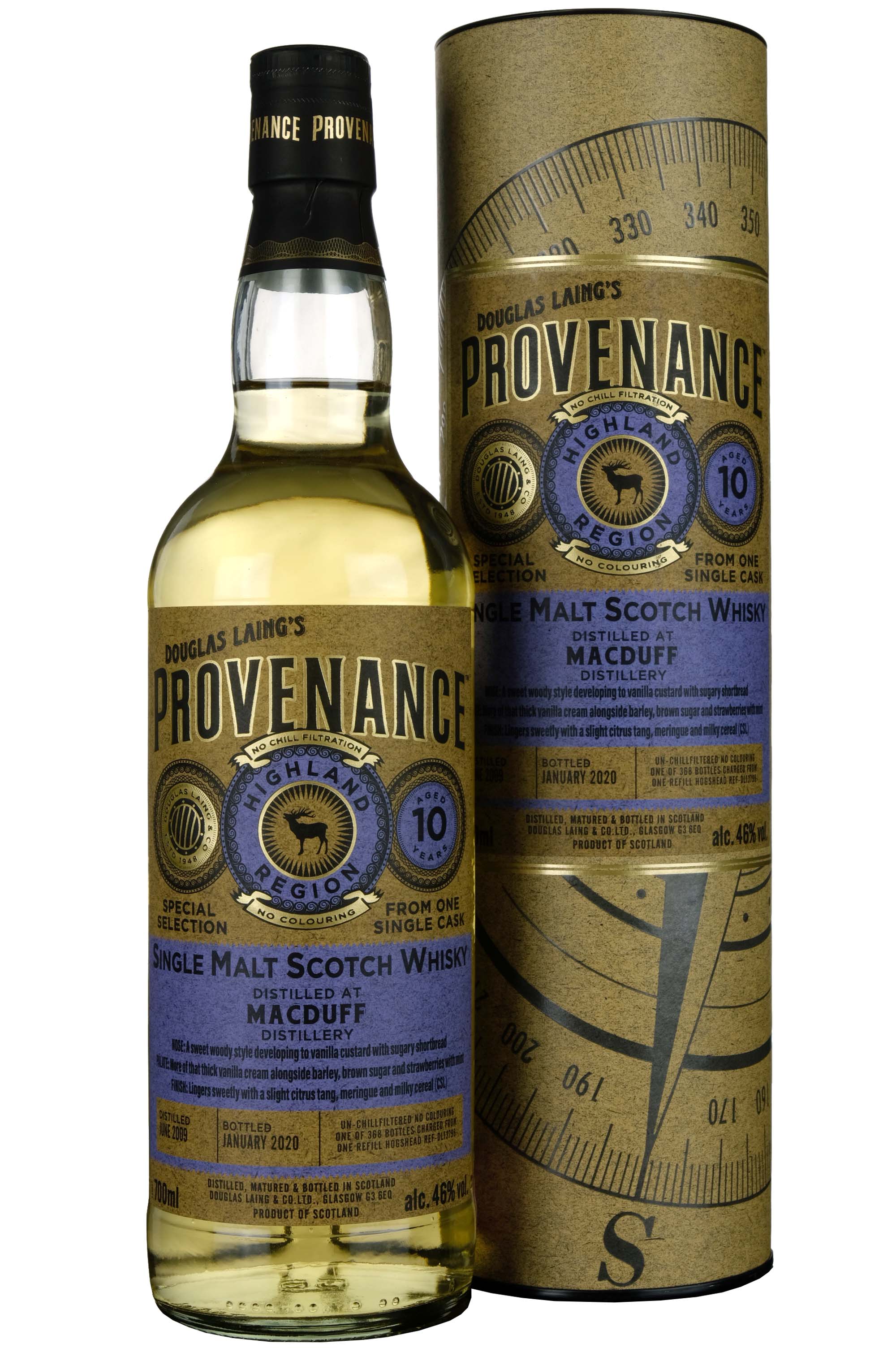 Macduff 2009-2020 | 10 Year Old Douglas Laing Provenance Single Cask DL13798