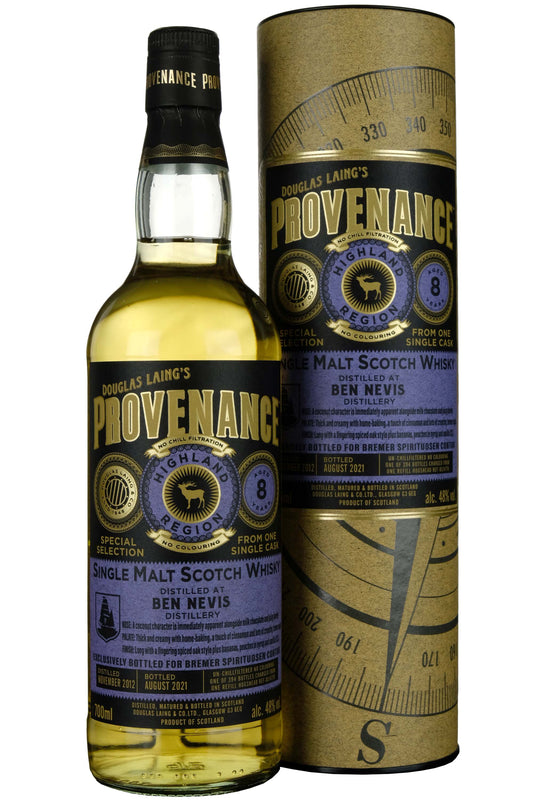 Ben Nevis 2012-2021 | 8 Year Old Douglas Laing Provenance Single Cask DL14778
