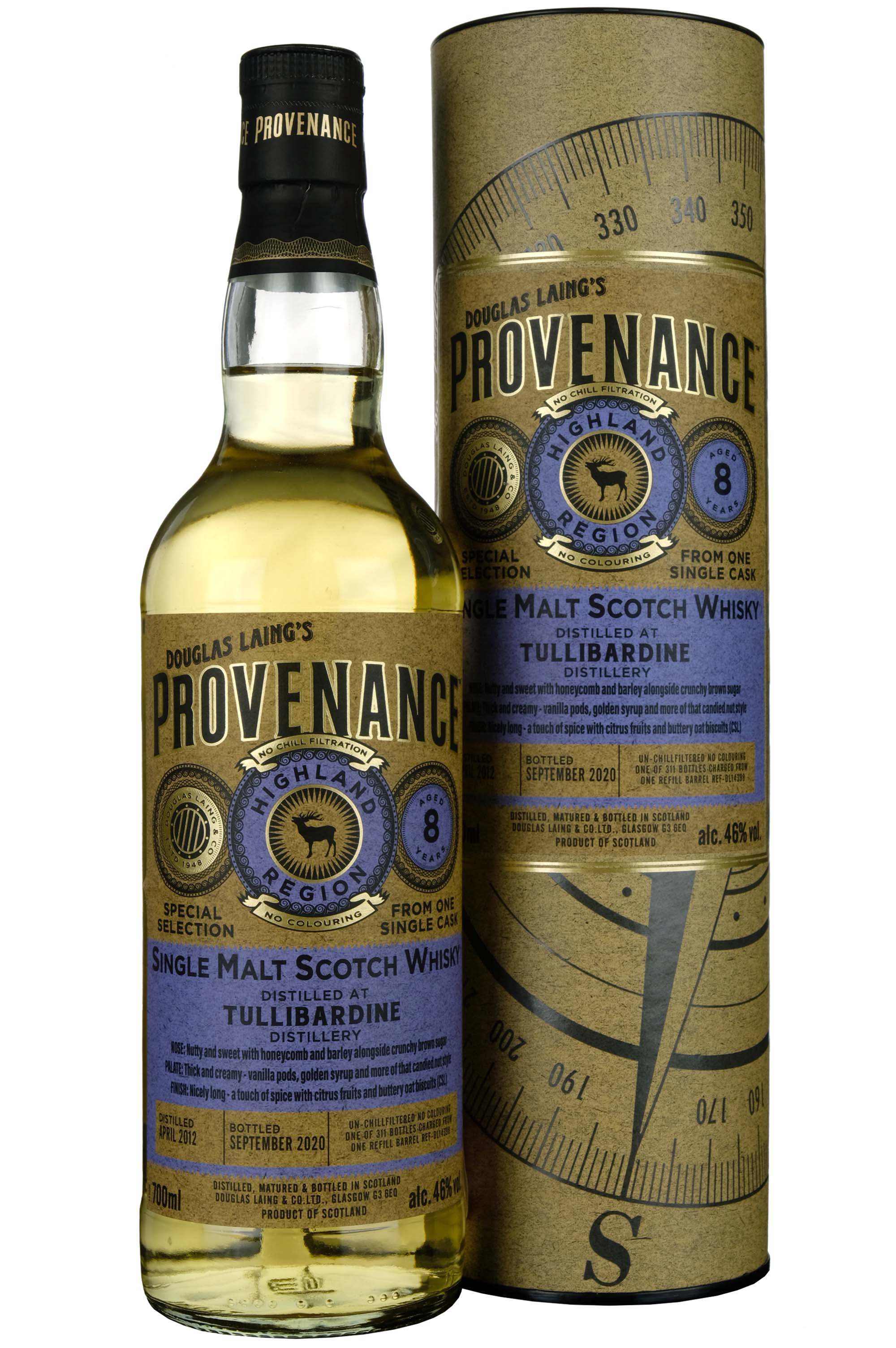 Tullibardine 2012-2020 | 8 Year Old Douglas Laing Provenance Single Cask DL14398