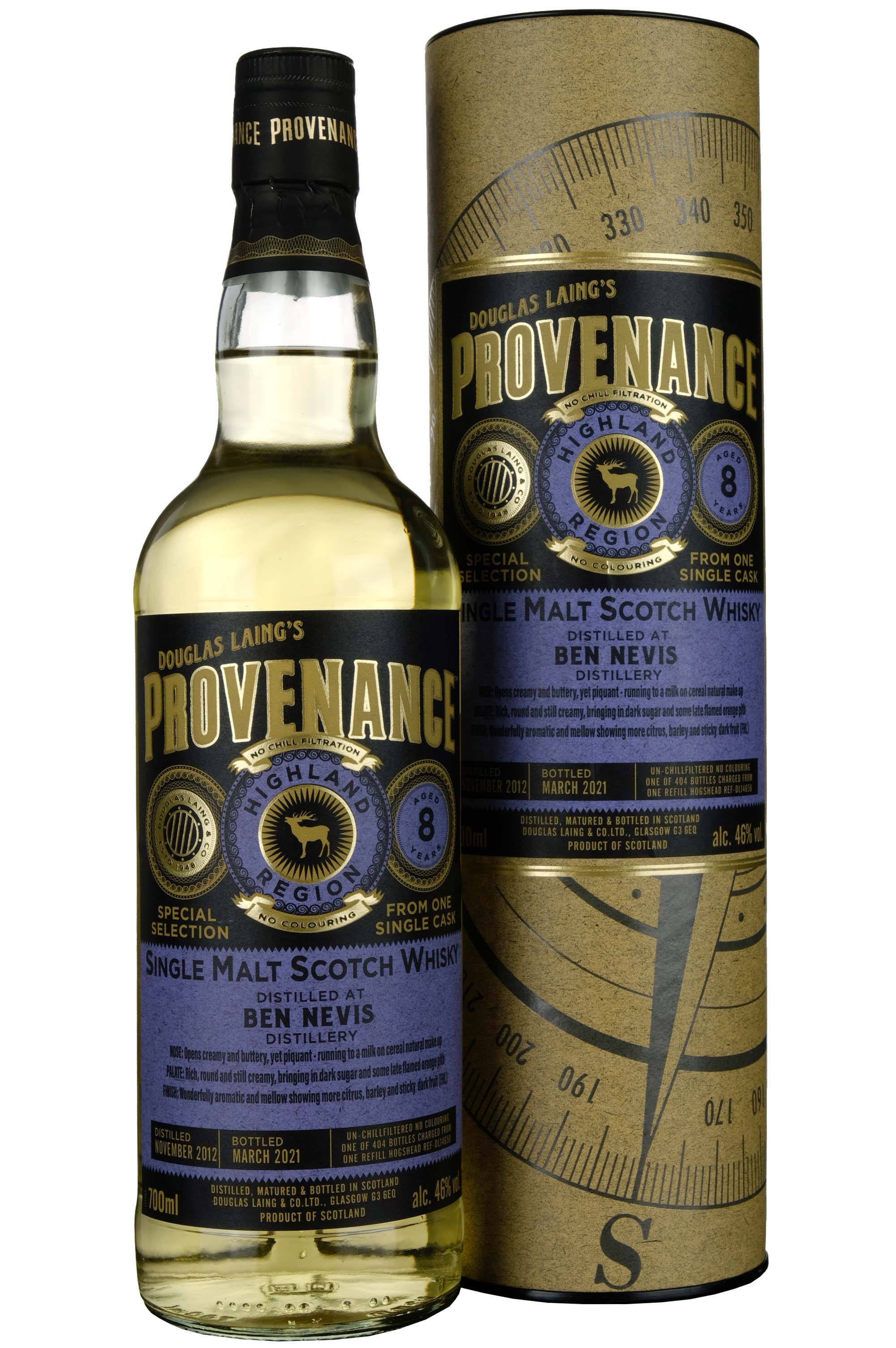 Ben Nevis 2012-2021 | 8 Year Old Douglas Laing Provenance Single Cask DL14658