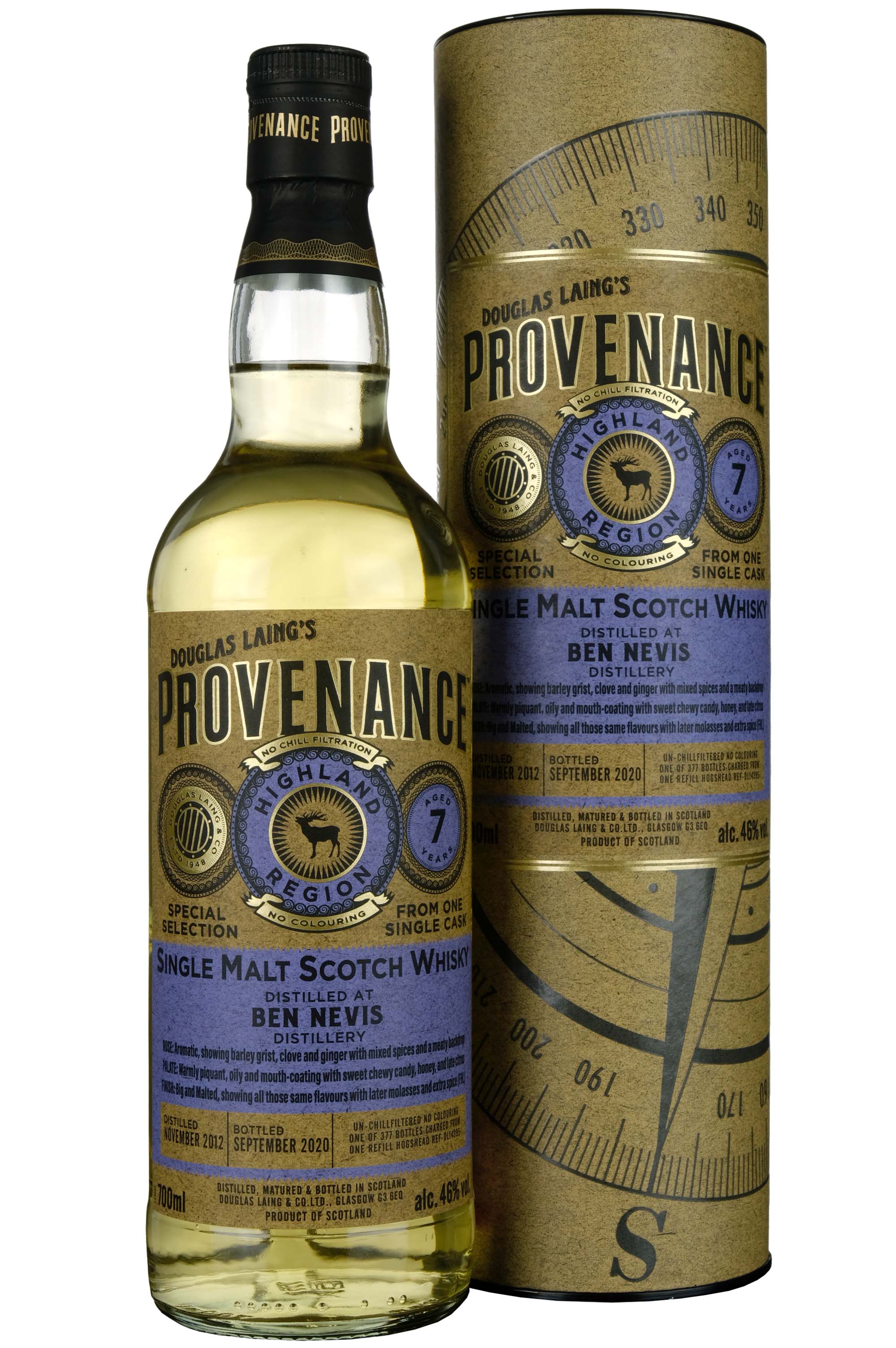 Ben Nevis 2012-2020 | 7 Year Old Douglas Laing Provenance Single Cask DL14395