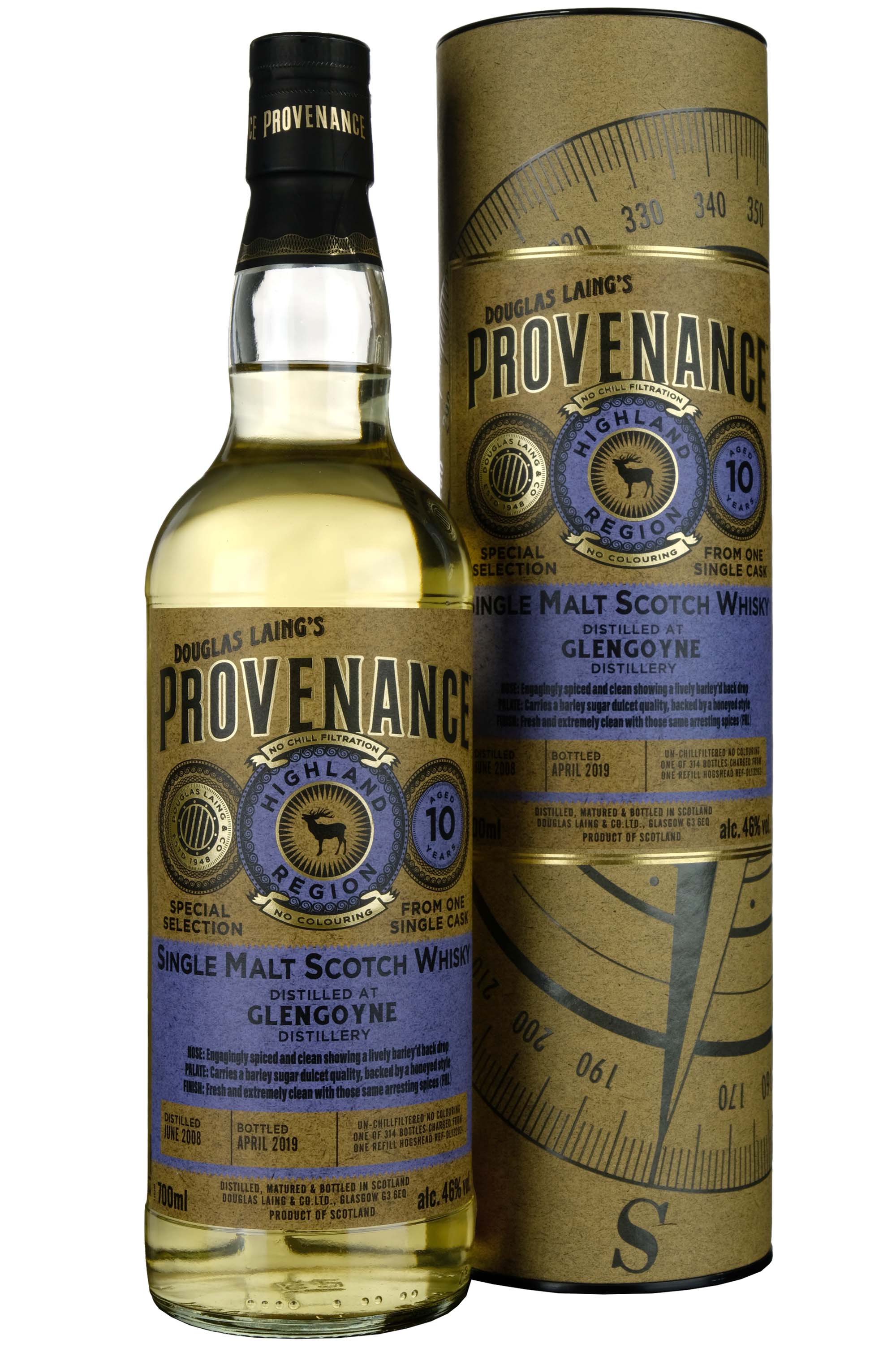 Glengoyne 2008-2019 | 10 Year Old Douglas Laing Provenance Single Cask DL13202