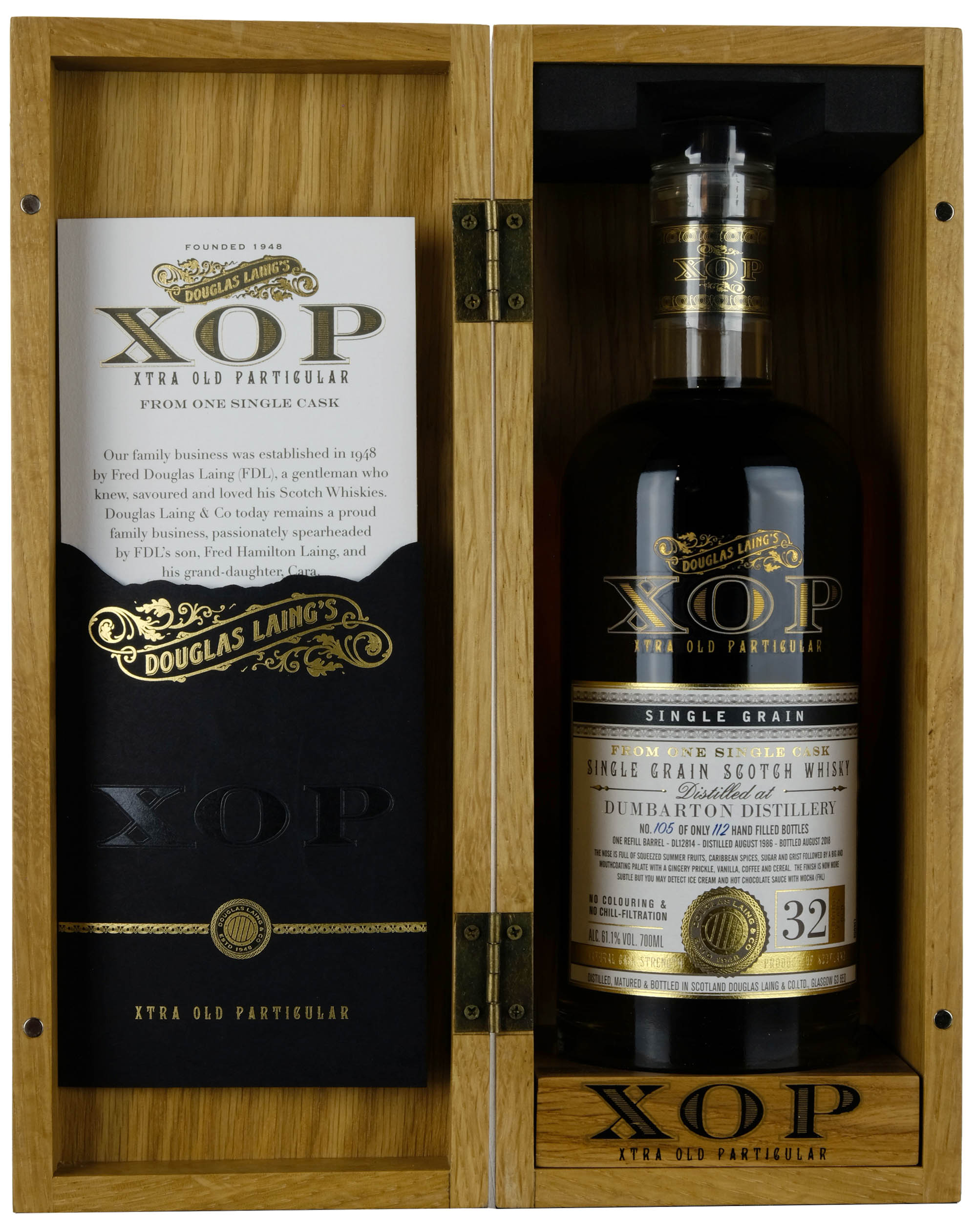 Dumbarton 1986-2018 | 32 Year Old Douglas Laing XOP Single Cask DL12814