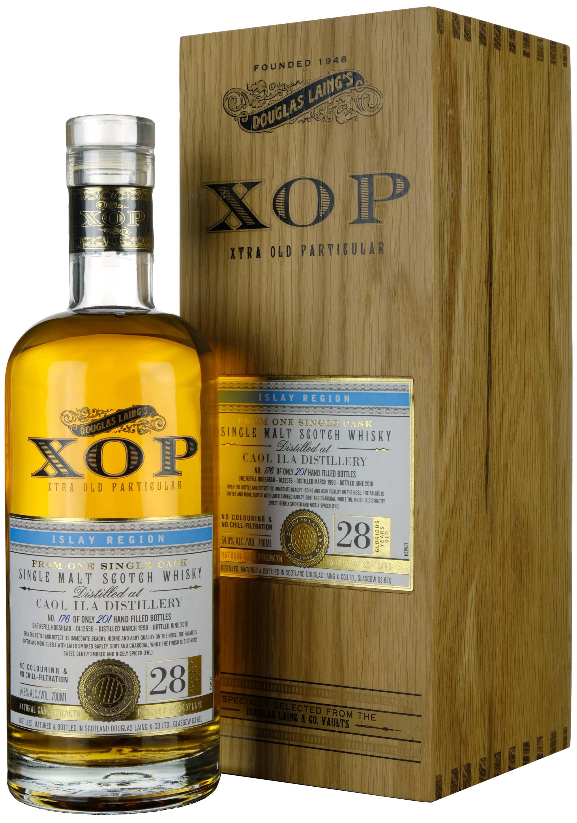 Caol Ila 1990-2018 | 28 Year Old Douglas Laing XOP Single Cask DL12536