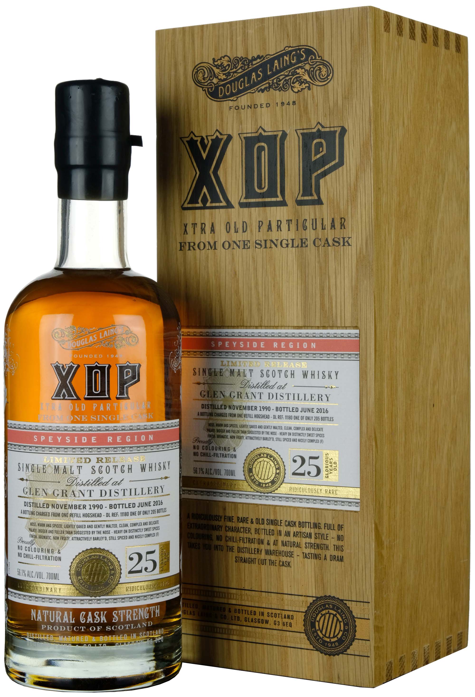 Glen Grant 1990-2016 | 25 Year Old Douglas Laing XOP Single Cask DL11180