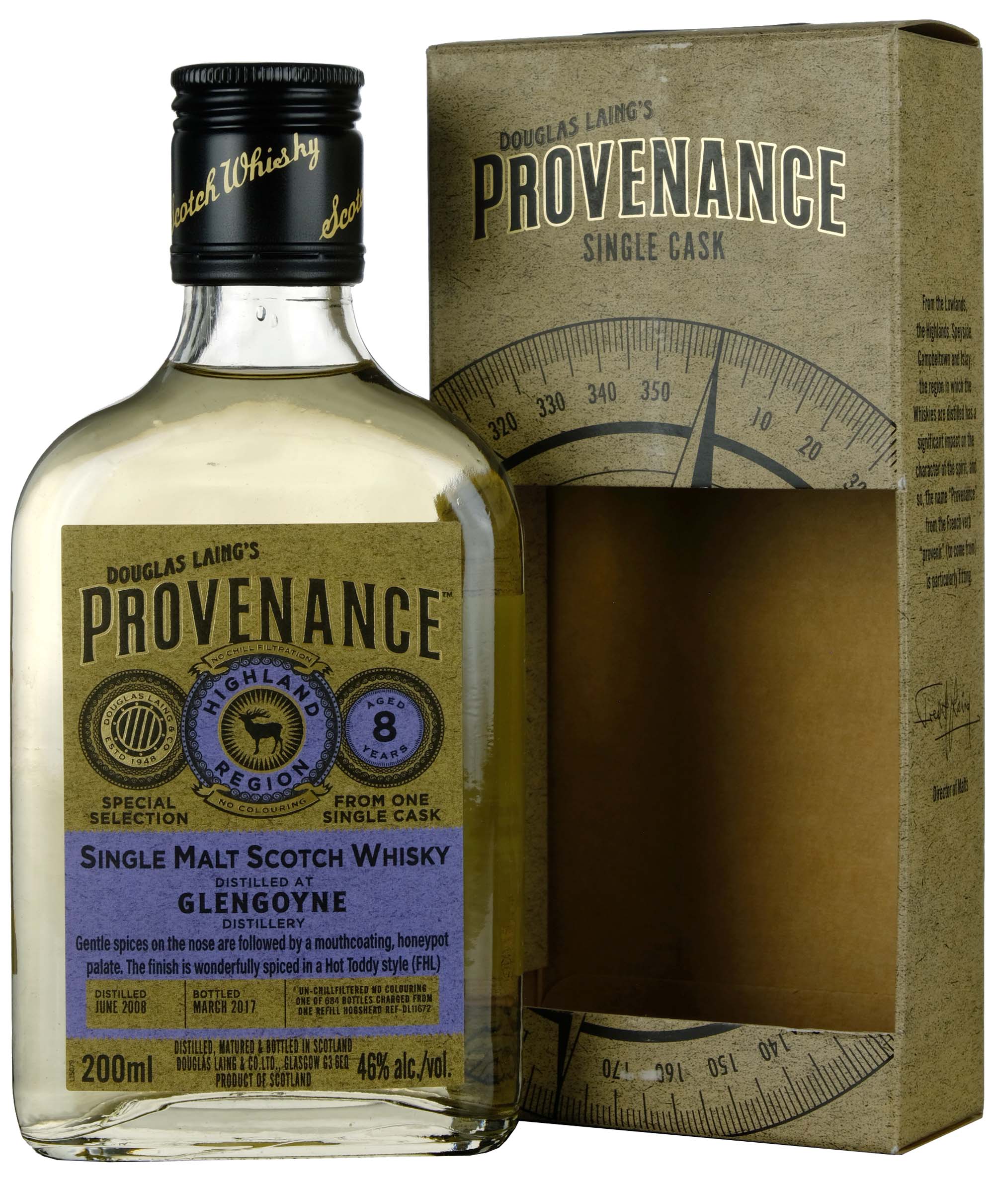 Glengoyne 2008-2017 | 8 Year Old Douglas Laing Old Particular Single Cask DL11672