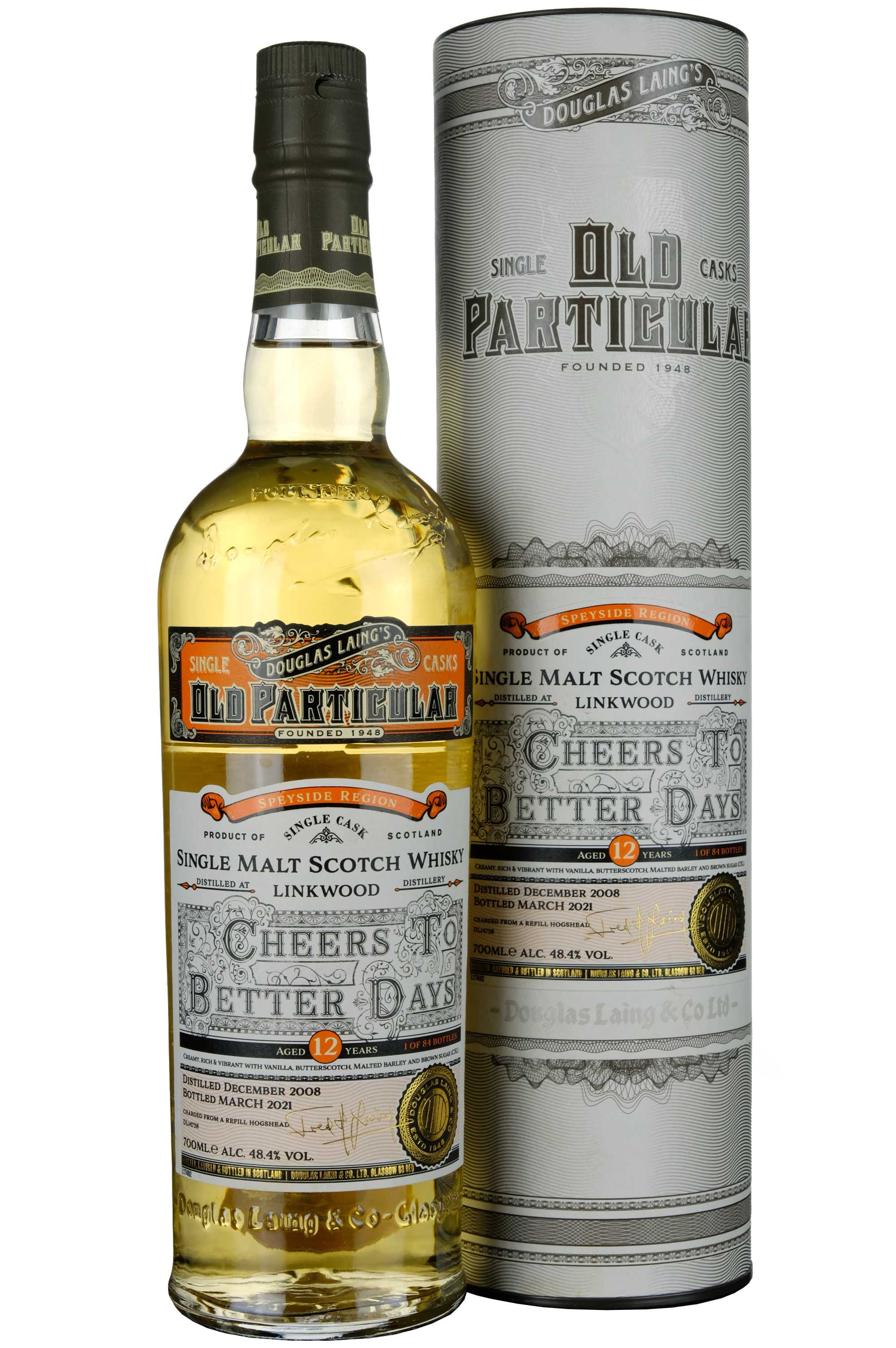 Linkwood 2008-2021 | 12 Year Old Douglas Laing Old Particular Single Cask DL14738