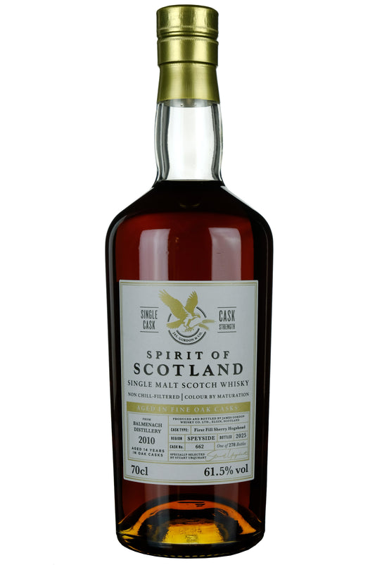 Balmenach 2010-2025 | 14 Year Old Spirit Of Scotland Single Cask 662