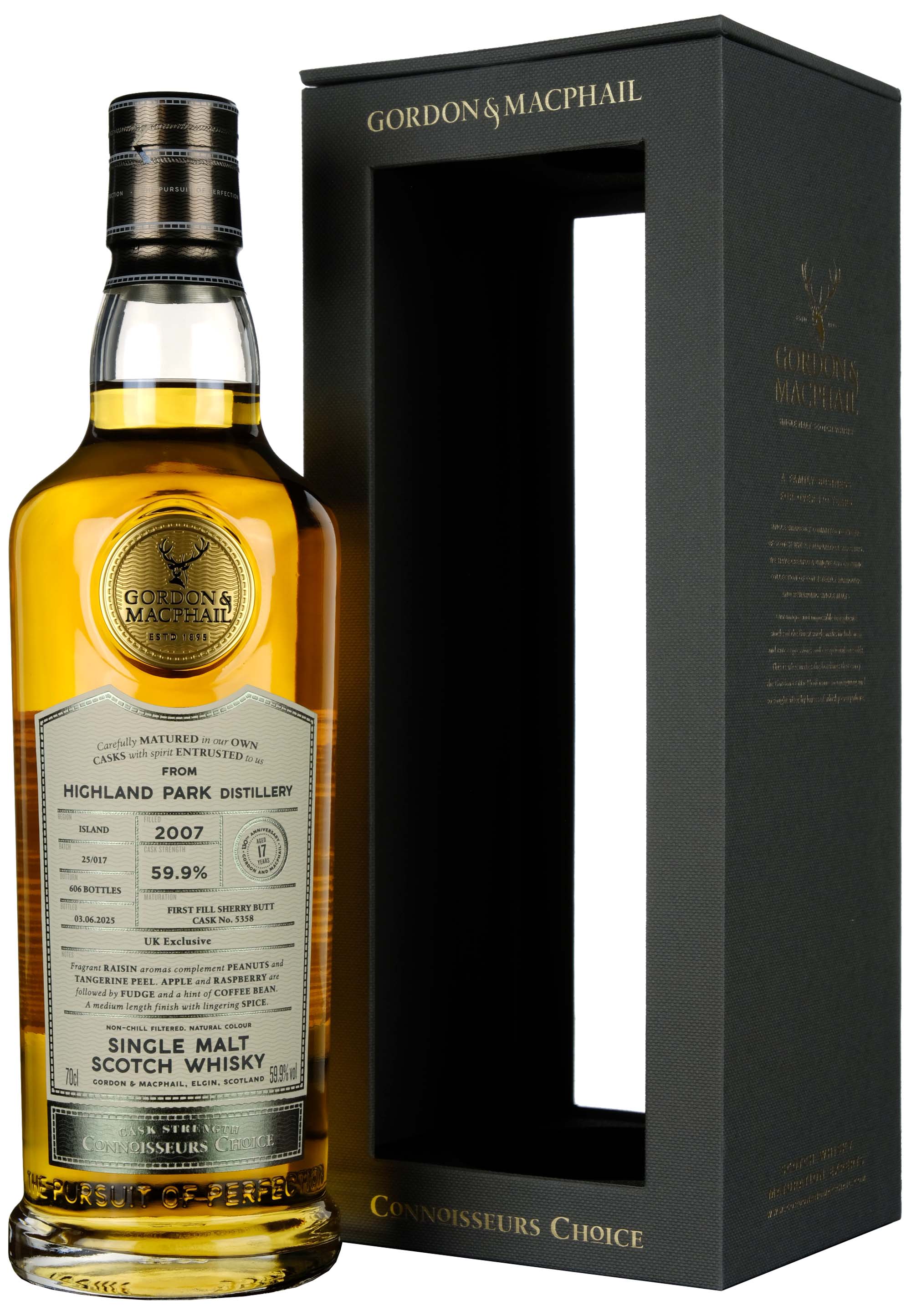 Highland Park 2007-2025 | 17 Year Old Gordon & MacPhail Connoisseurs Choice Single Cask 5358