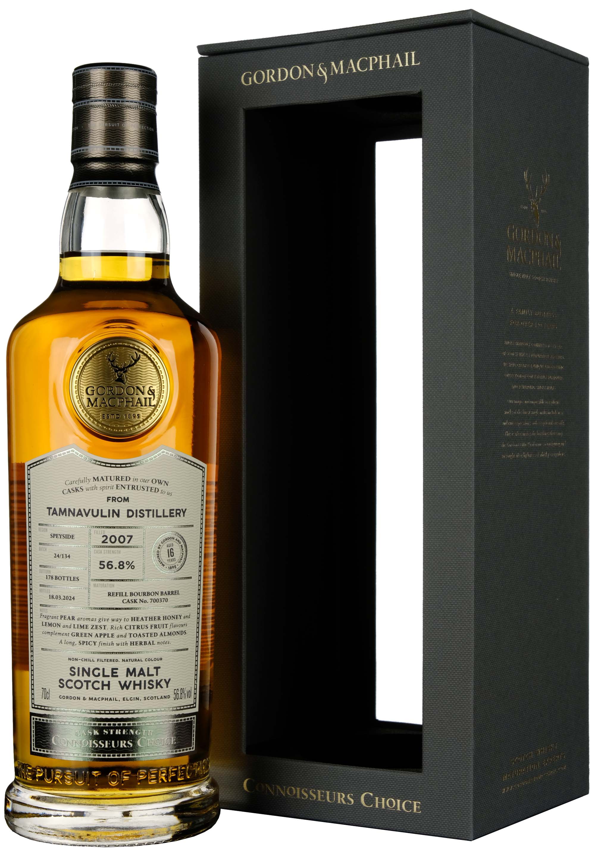 Tamnavulin 2007-2024 | 16 Year Old Gordon & MacPhail Connoisseurs Choice Single Cask 700370