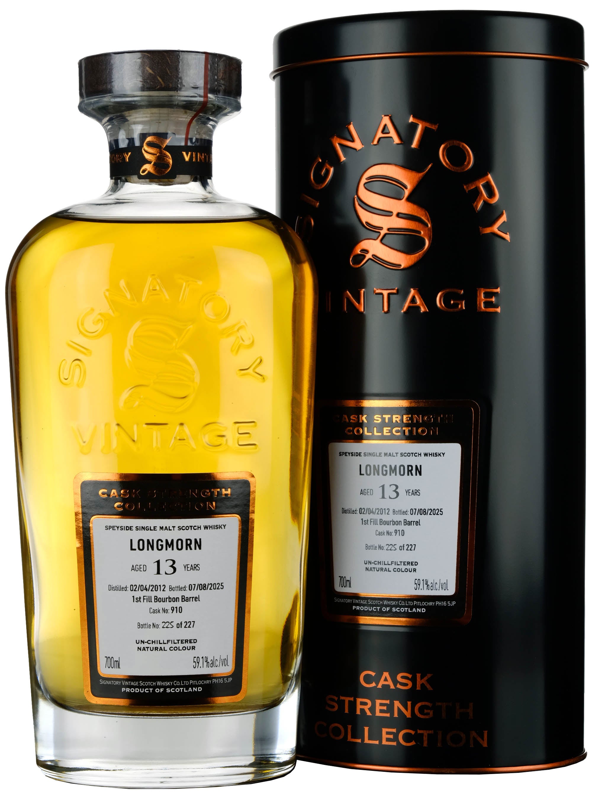 Longmorn 2012-2025 | 13 Year Old Signatory Vintage Cask Strength Collection Single Cask 910