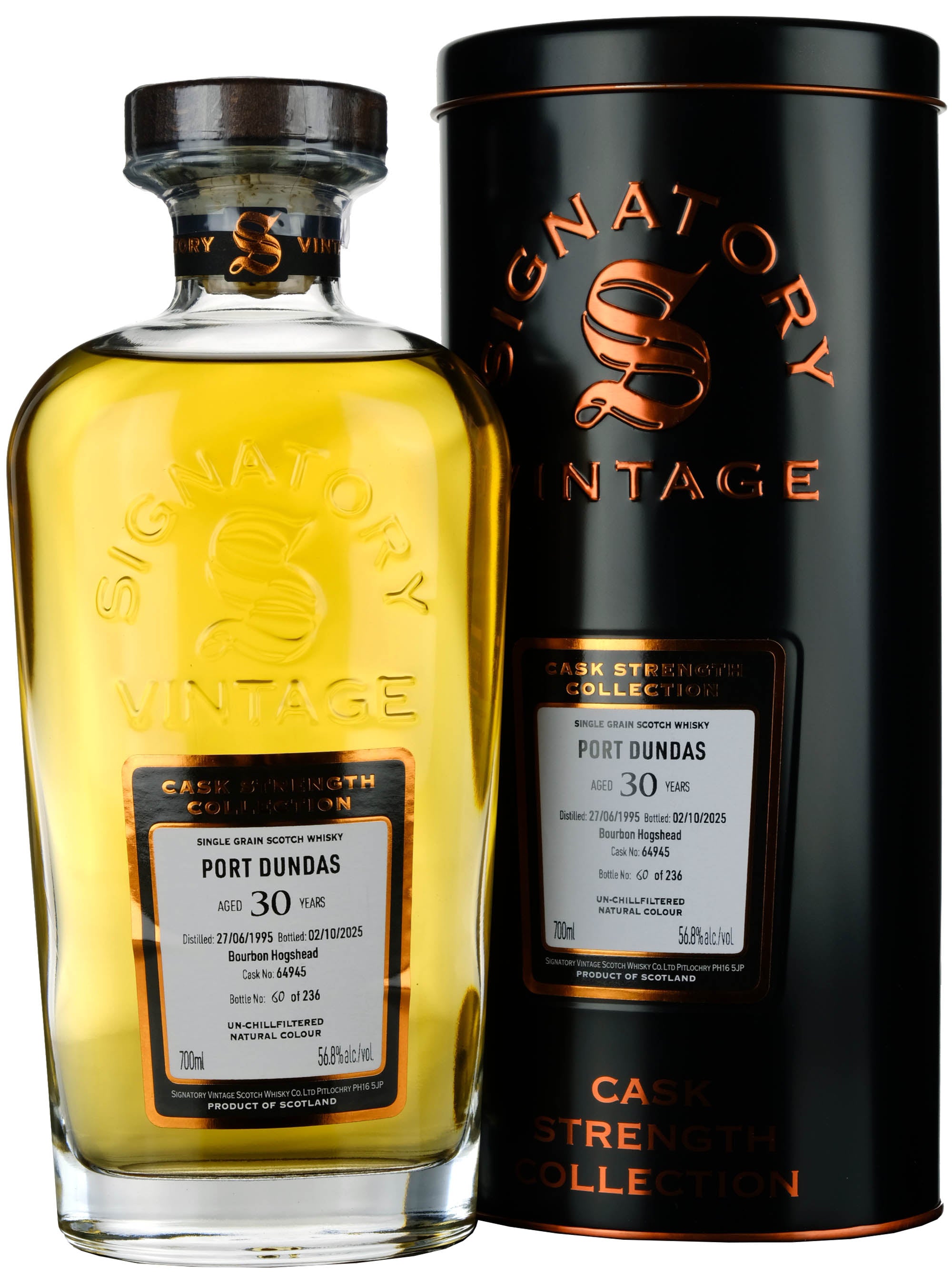 Port Dundas 1995-2025 | 30 Year Old Signatory Vintage Cask Strength Collection Single Cask 64945