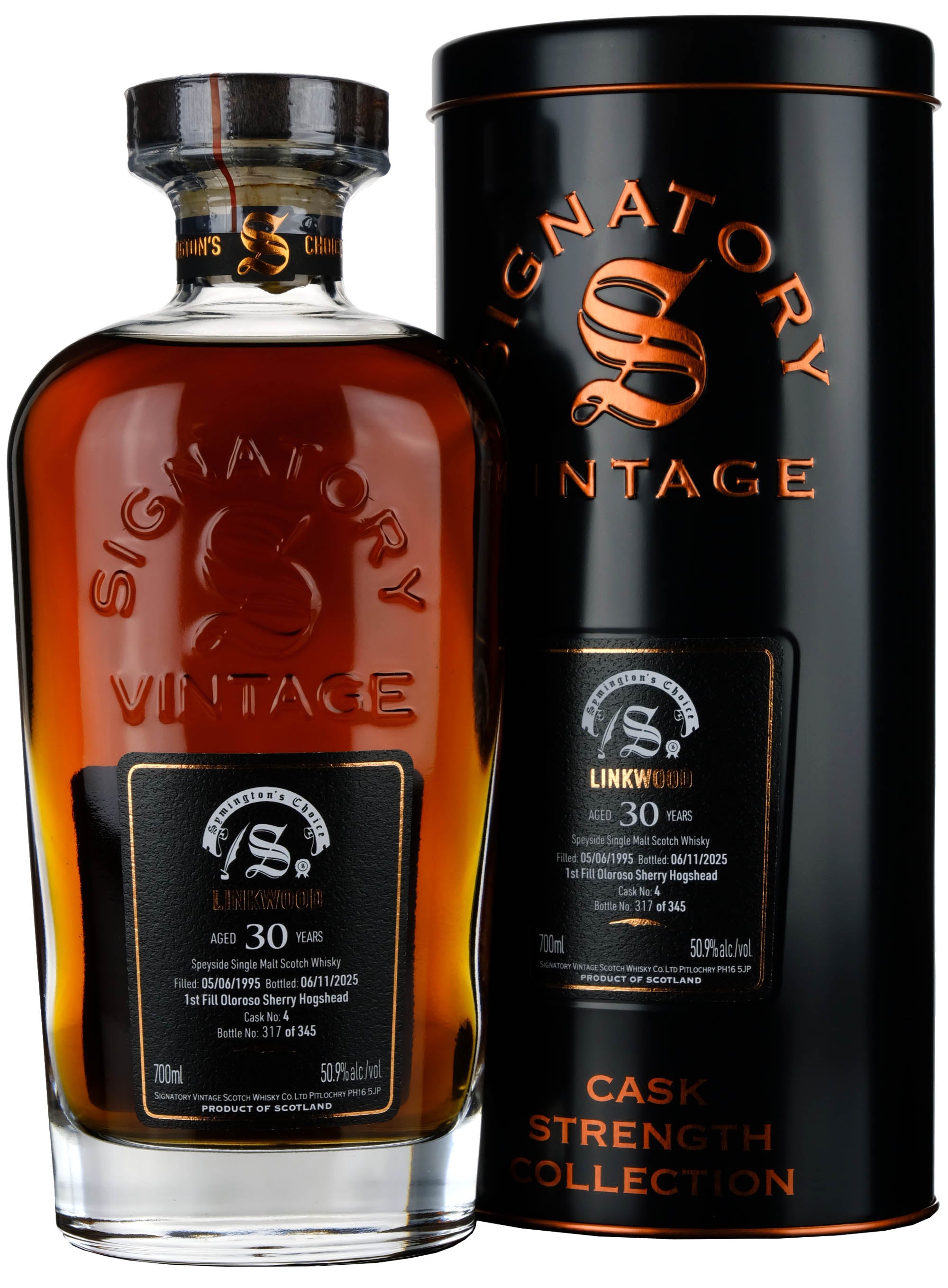 Linkwood 1995-2025 | 30 Year Old Signatory Vintage Symington's Choice Single Cask 4