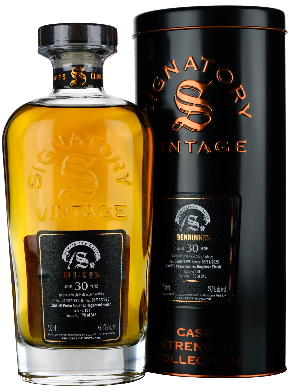 Benrinnes 1995-2025 | 30 Year Old Signatory Vintage Symington's Choice Single Cask 101