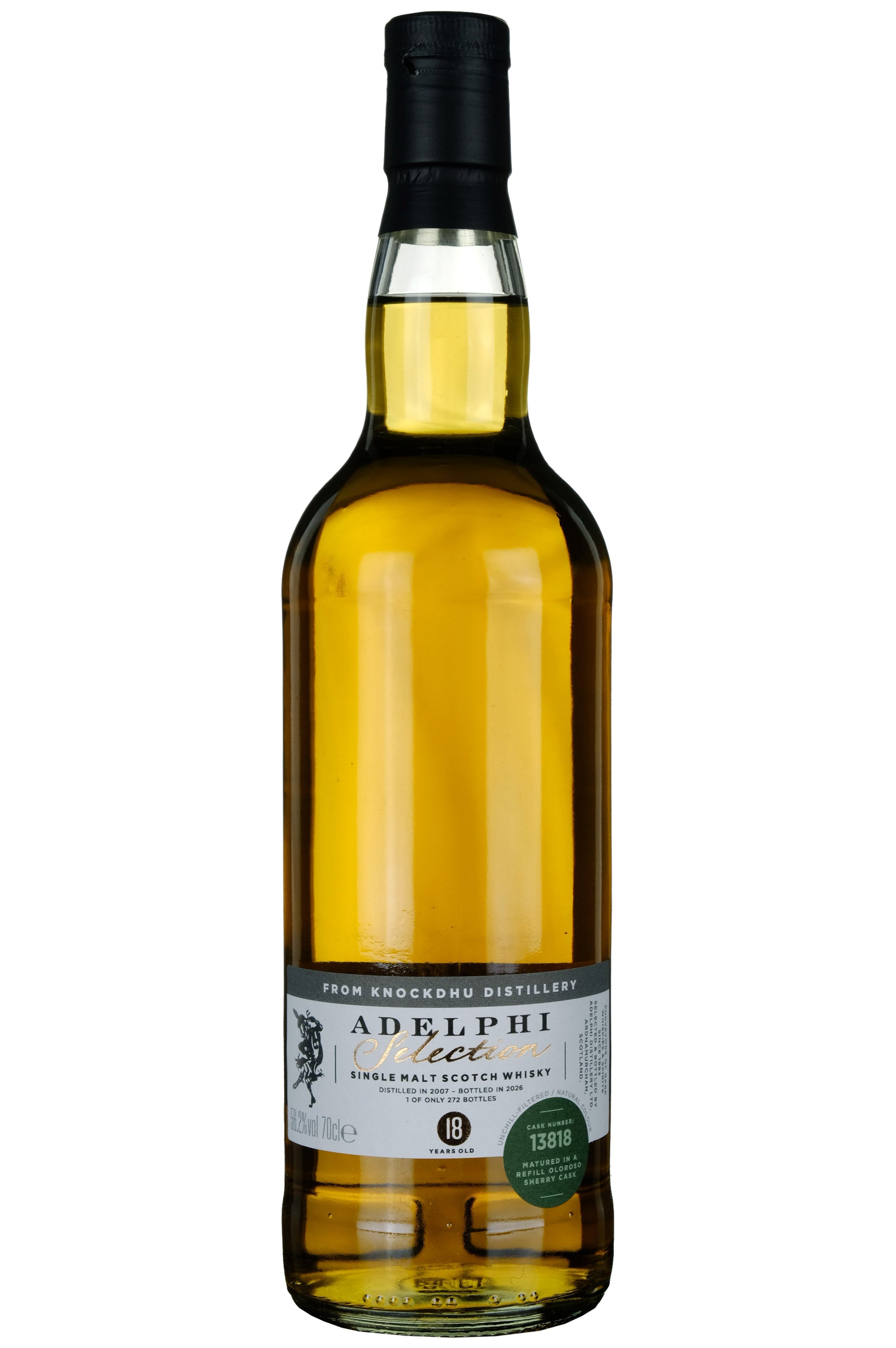 Knockdhu 2007-2026 | 18 Year Old Adelphi Selection Single Cask 13818