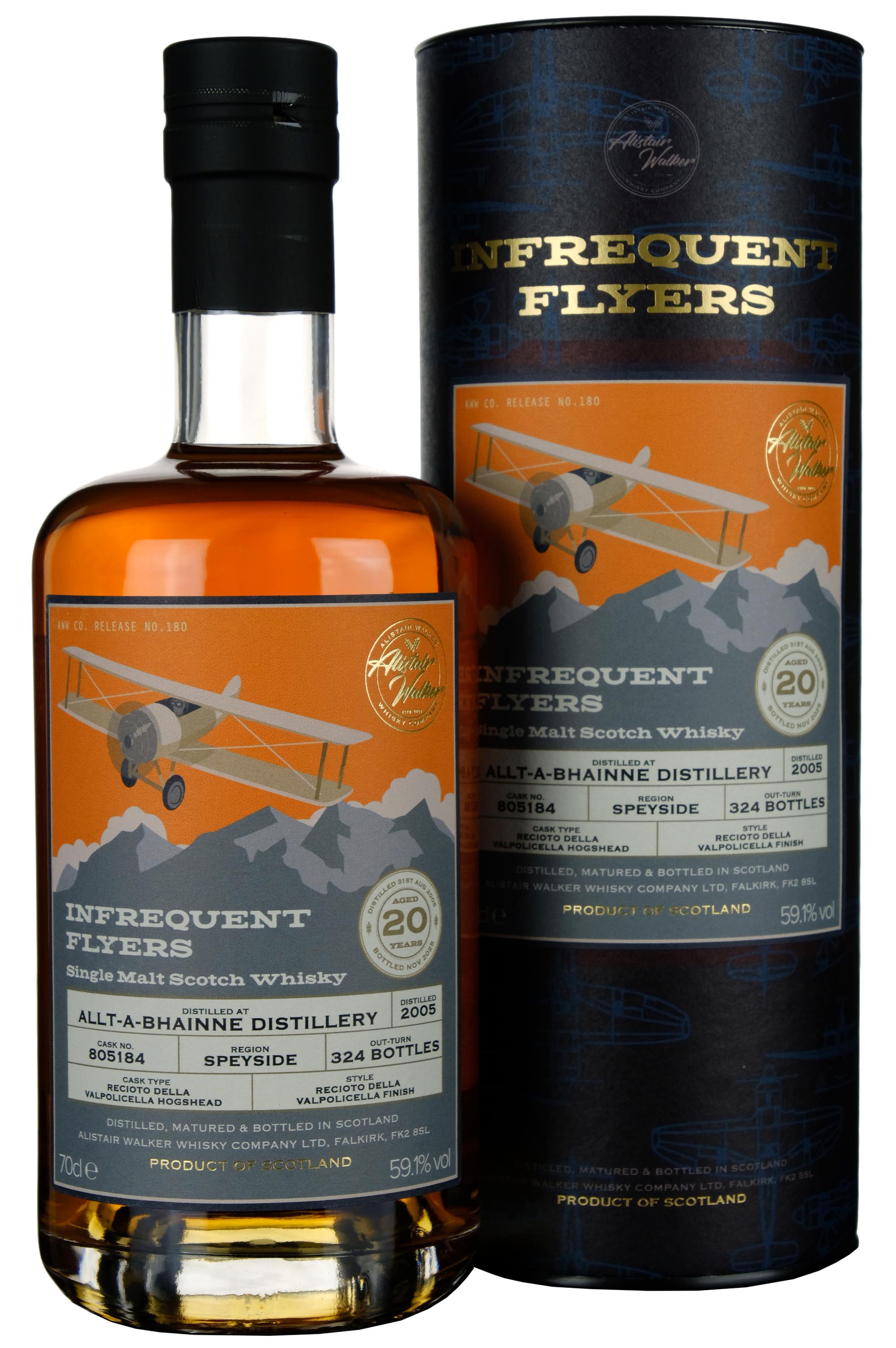Allt-A-Bhainne 2005-2025 | 20 Year Old Infrequent Flyers Cask 805184
