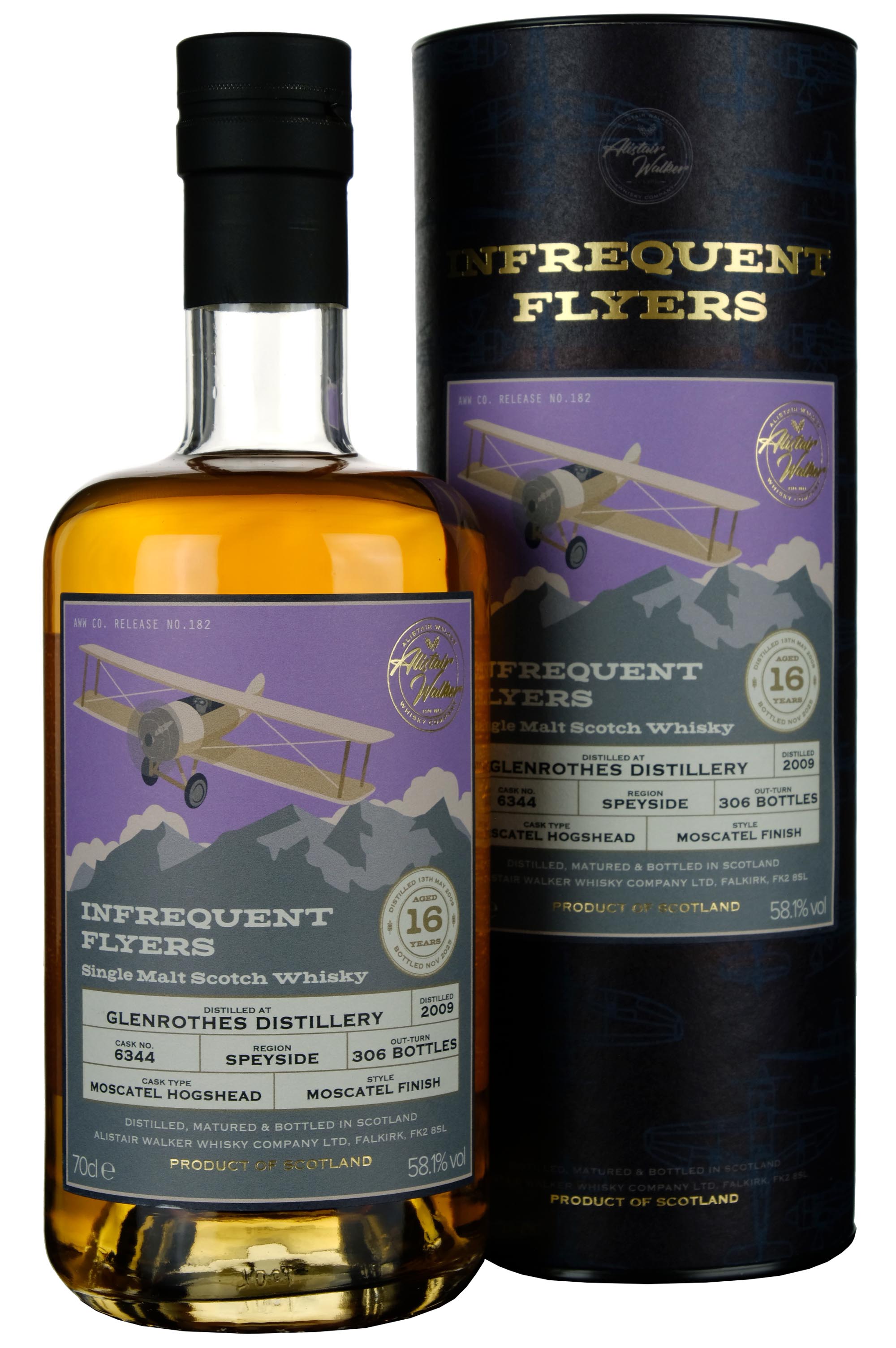 Glenrothes 2009-2025 | 16 Year Old Infrequent Flyers Single Cask 6344