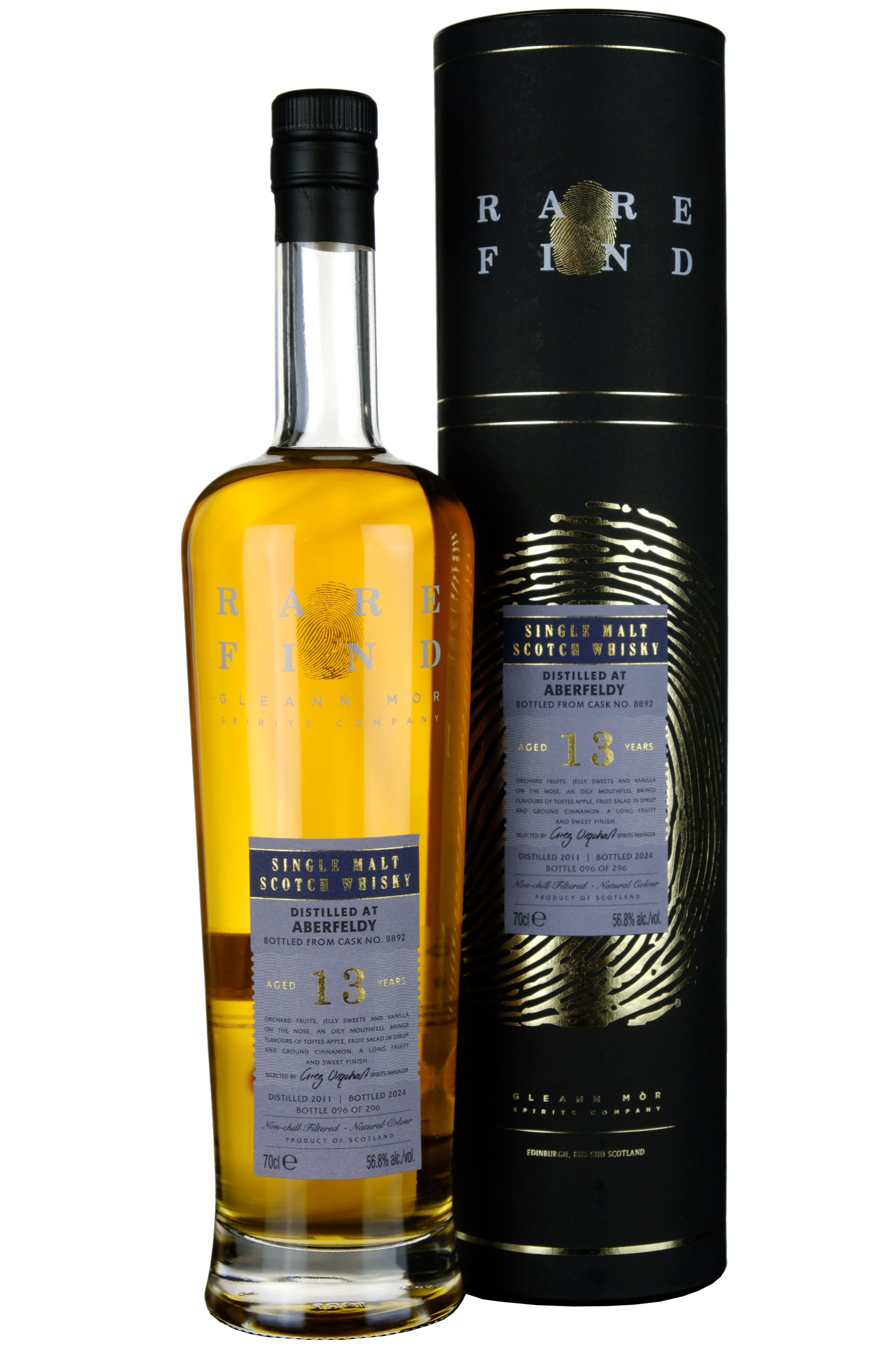 Aberfeldy 2011-2024 | 13 Year Old Gleann Mor Rare Find Single Cask 8892