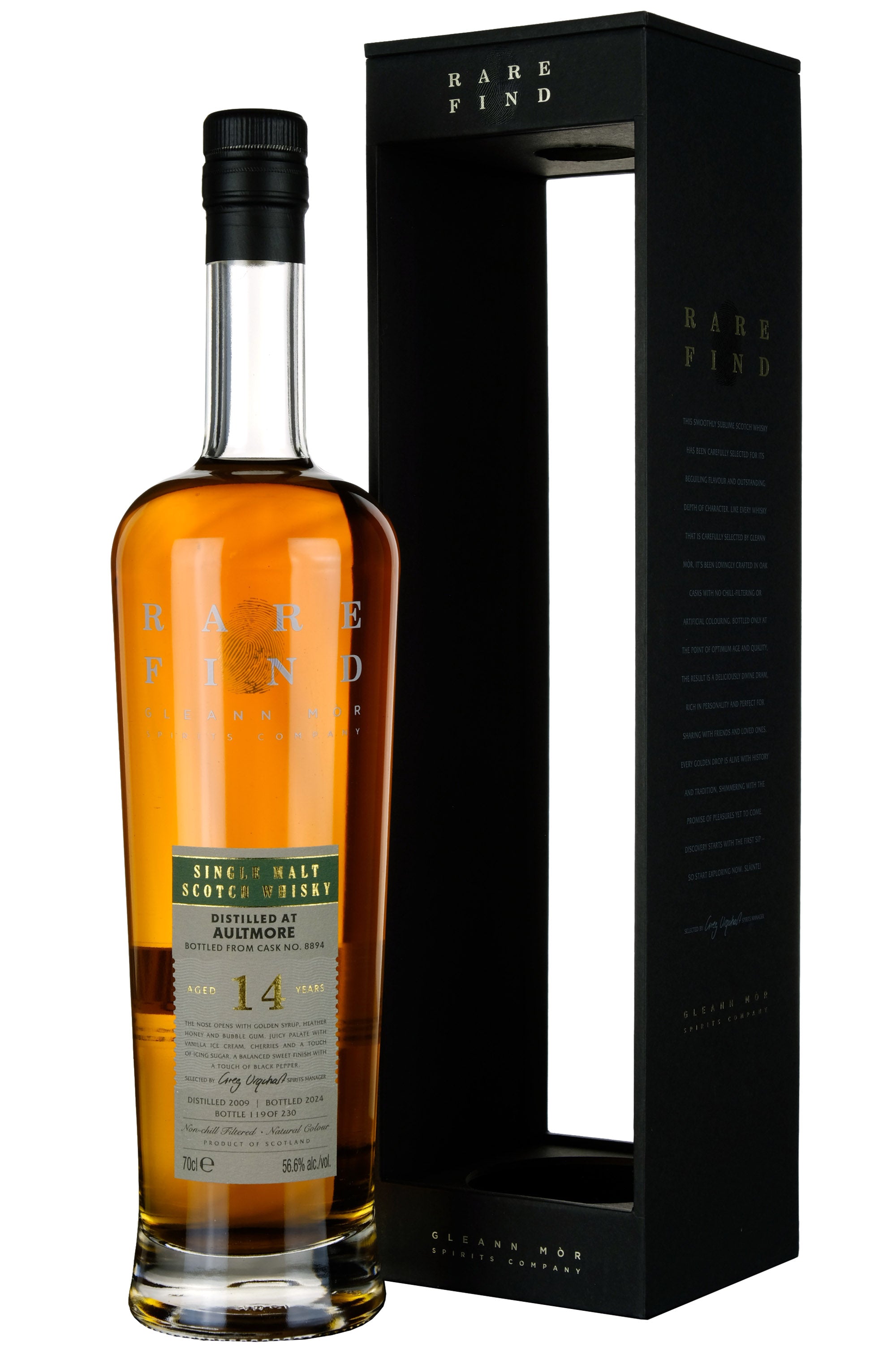 Aultmore 2009-2024 | 14 Year Old Gleann Mor Rare Find Single Cask 8894
