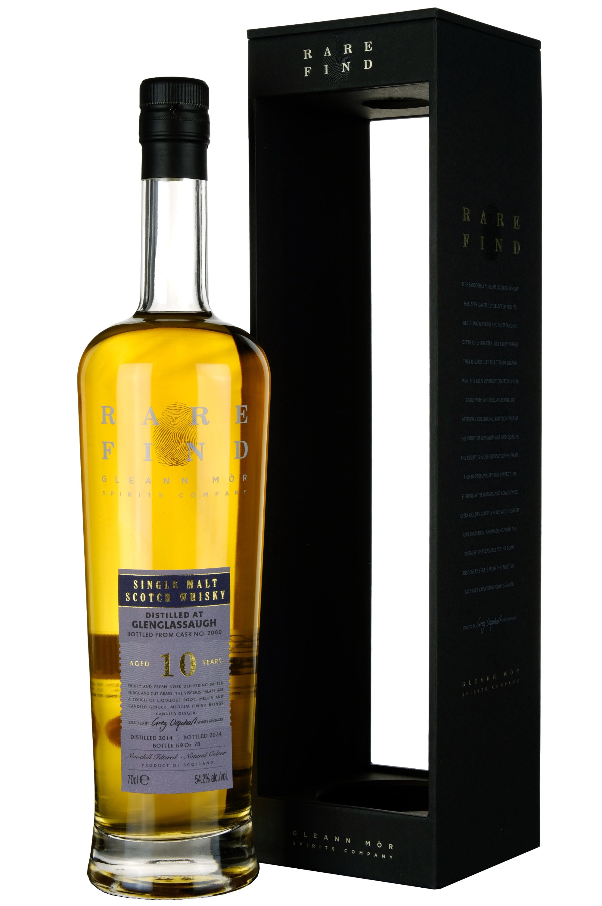 Glenglassaugh 2014-2024 | 10 Year Old Gleann Mor Rare Find Single Cask 2080