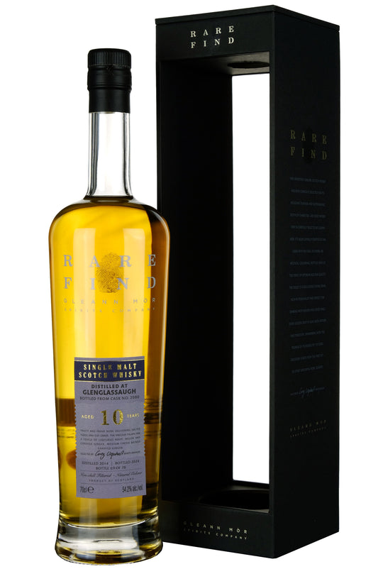 Glenglassaugh 2014-2024 | 10 Year Old Gleann Mor Rare Find Single Cask 2080