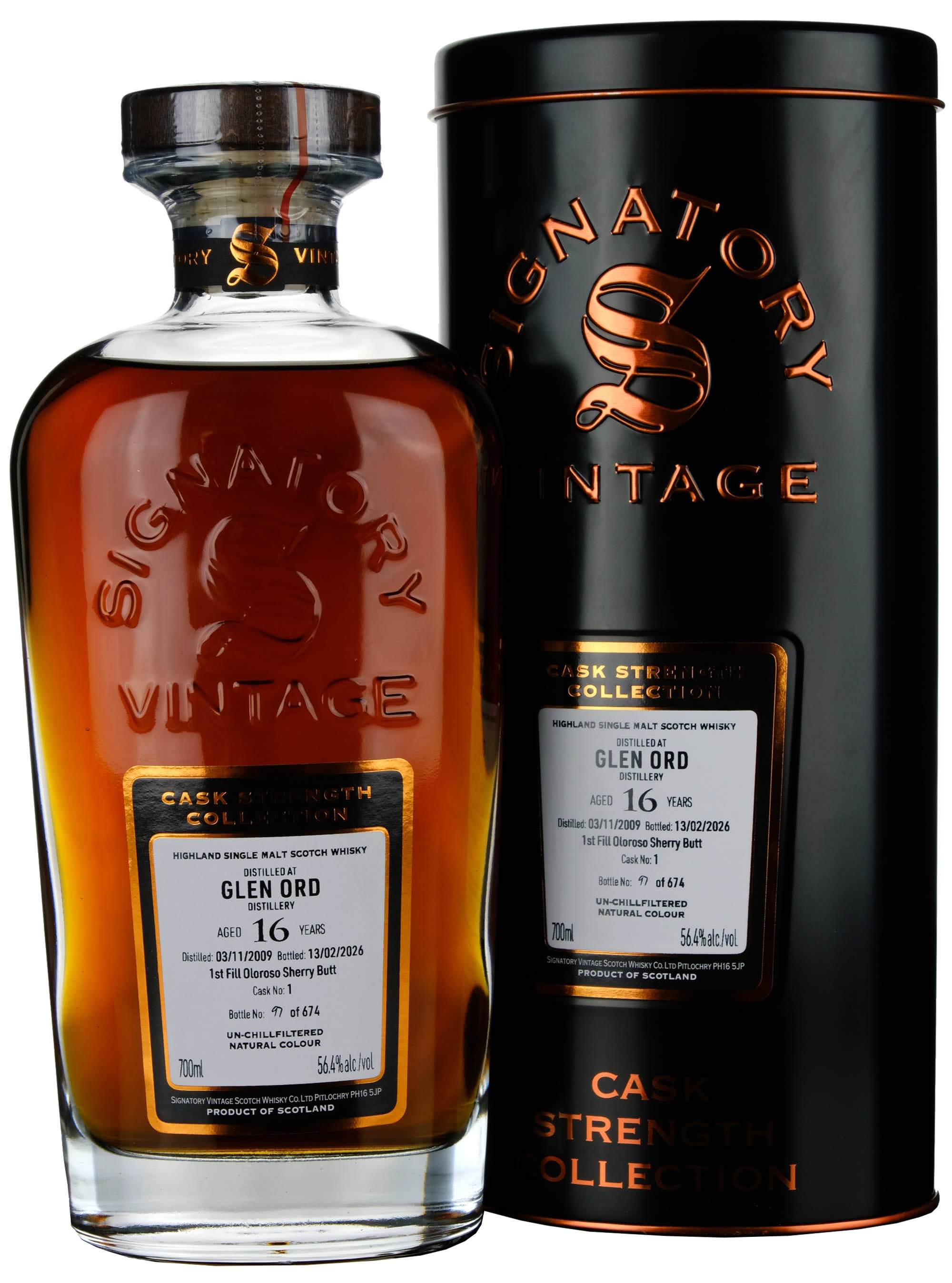 Glen Ord 2009-2026 | 16 Year Old Signatory Vintage Cask Strength Collection Single Cask 1