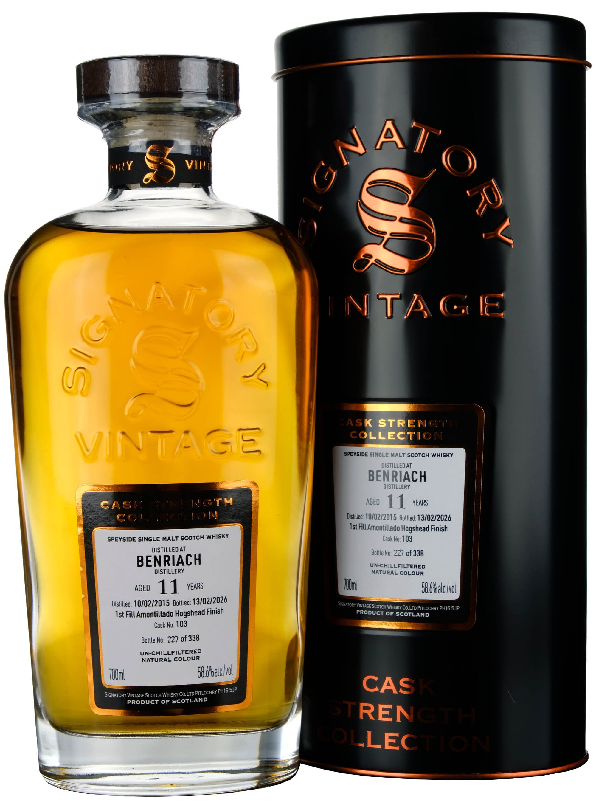 Benriach 2015-2026 | 11 Year Old Signatory Vintage Cask Strength Collection Single Cask 103