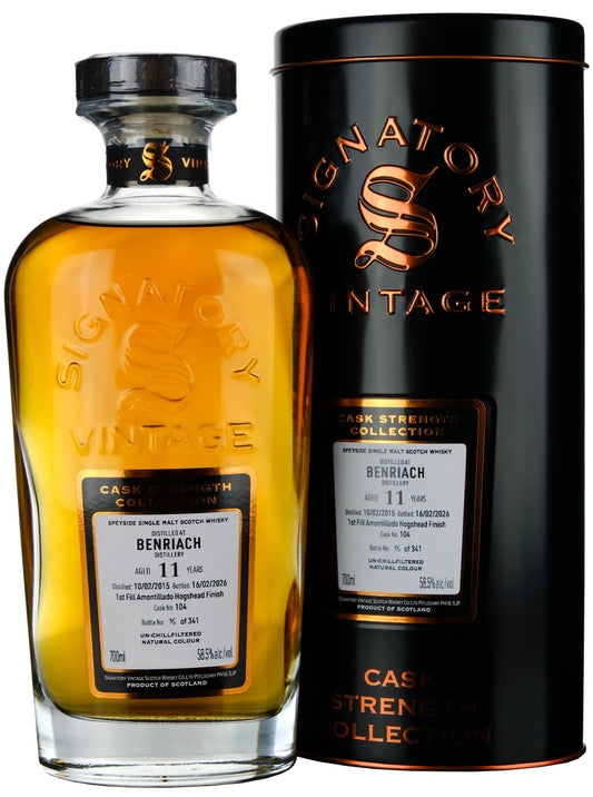 Benriach 2015-2026 | 11 Year Old Signatory Vintage Cask Strength Collection Single Cask 104