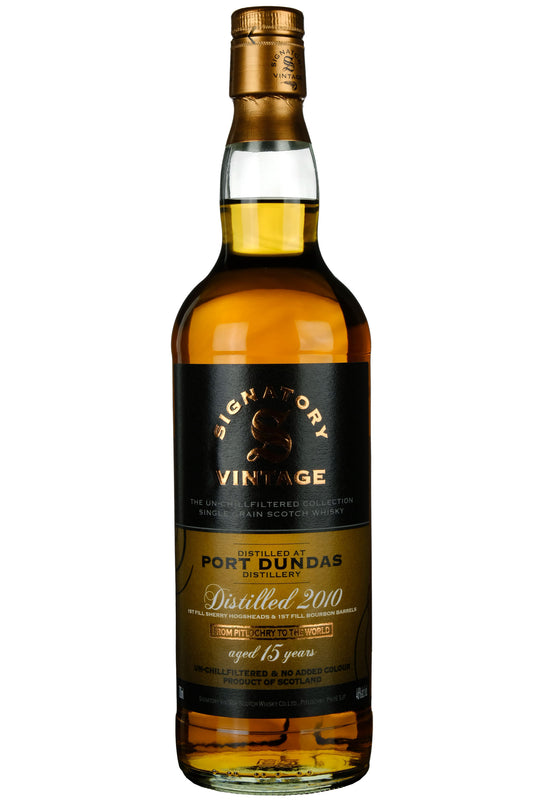Port Dundas 2010-2026 | 15 Year Old Signatory Vintage Un-Chillfiltered Collection