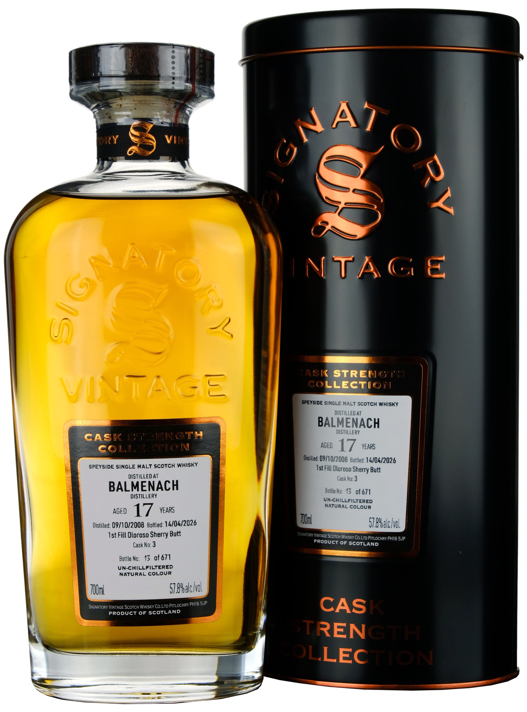 Balmenach 2008-2026 | 17 Year Old Signatory Vintage Cask Strength Collection Single Cask 3