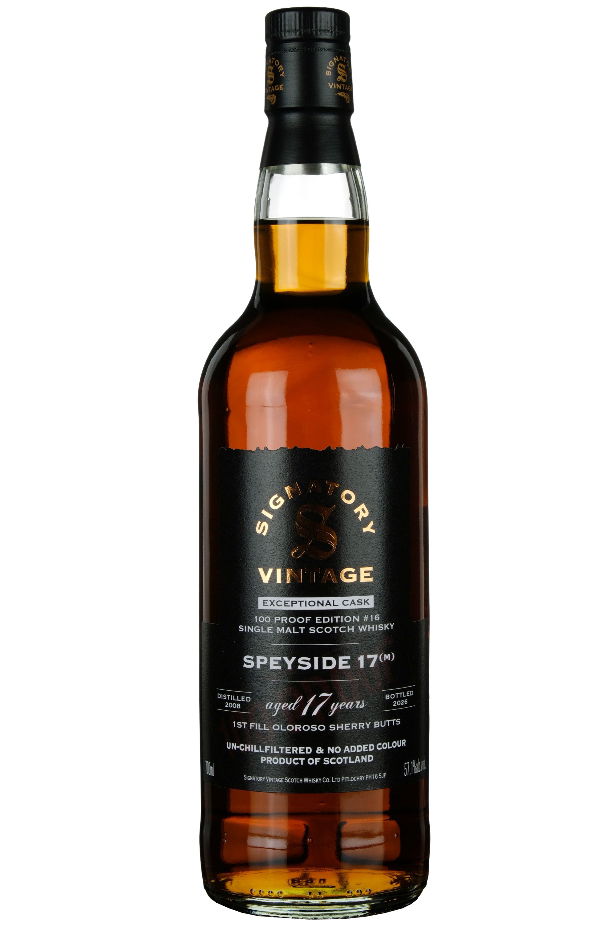 Speyside (M) 2008-2026 | 17 Year Old Signatory Vintage Exceptional Cask 100 Proof Edition 16