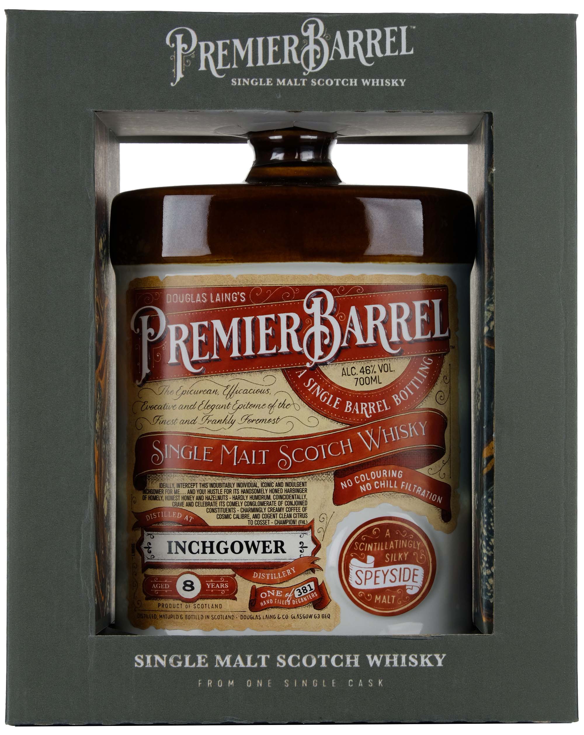 Inchgower 2014 | 8 Year Old Douglas Laing Premier Barrel Single Cask