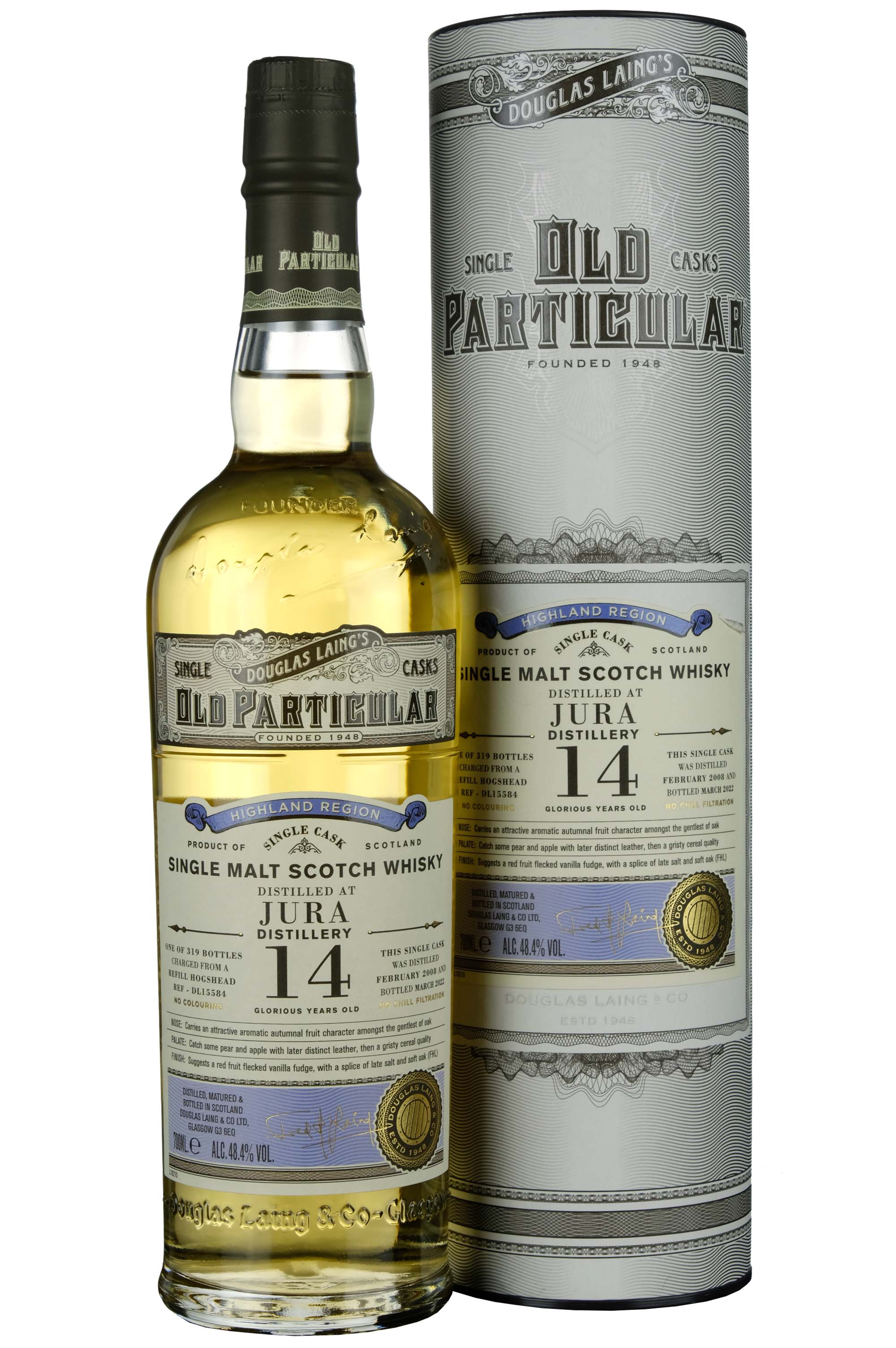 Jura 2008-2022 | 14 Year Old Douglas Laing Old Particular Single Cask DL15584