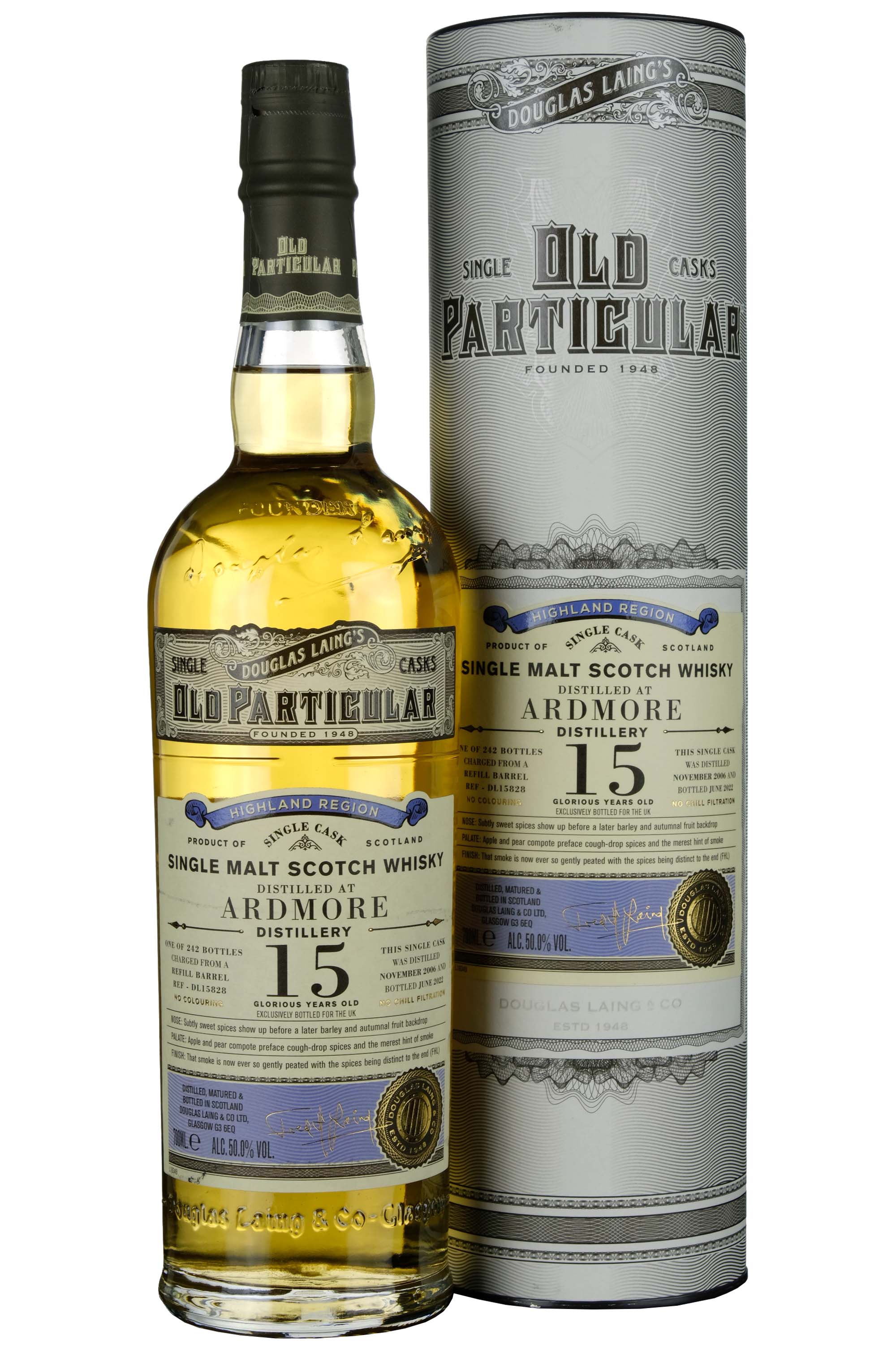 Ardmore 2006-2022 | 15 Year Old Douglas Laing Old Particular Single Cask DL15828