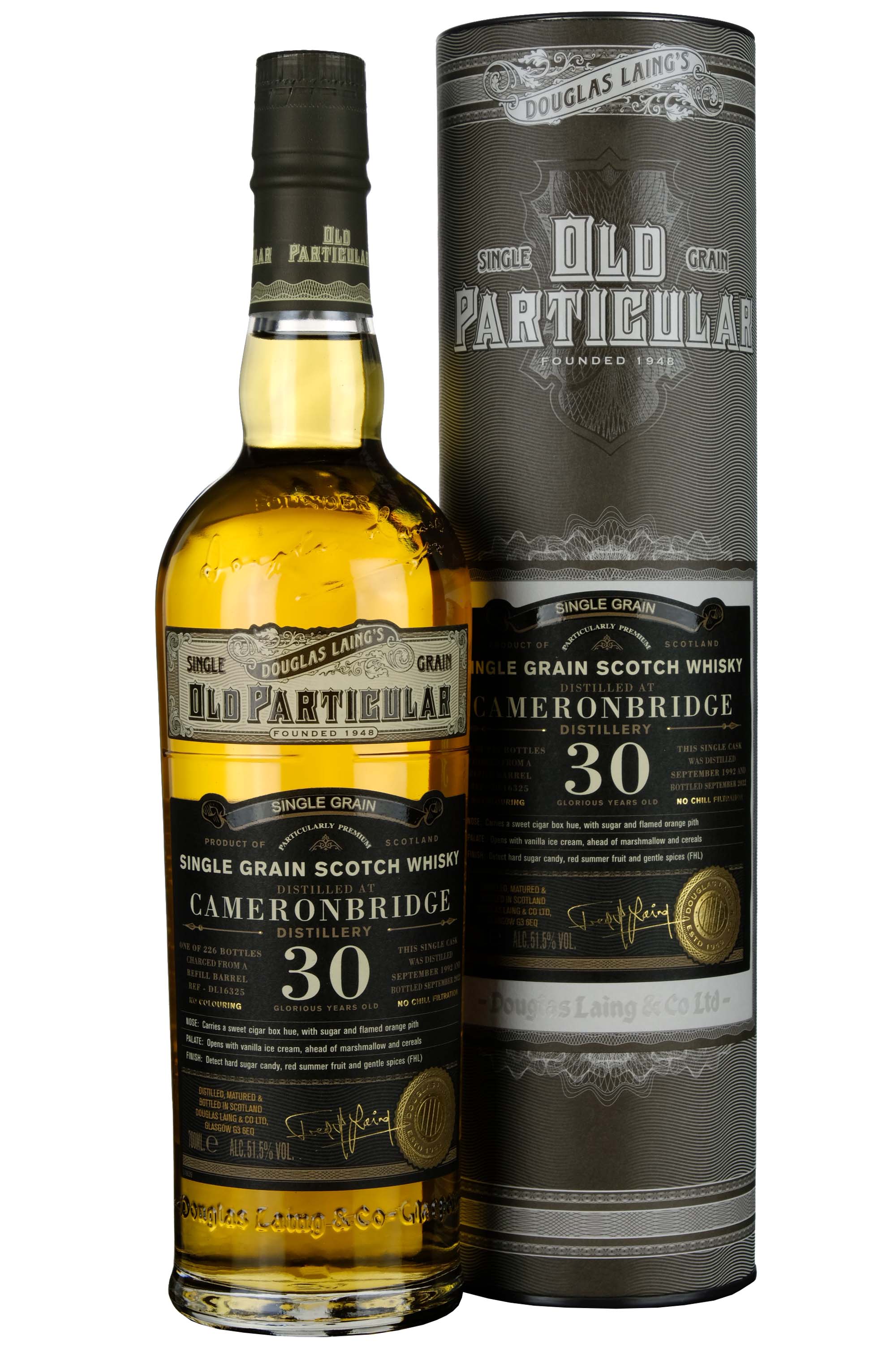 Cameronbridge 1992-2022 | 30 Year Old Douglas Laing Old Particular Single Cask DL16325