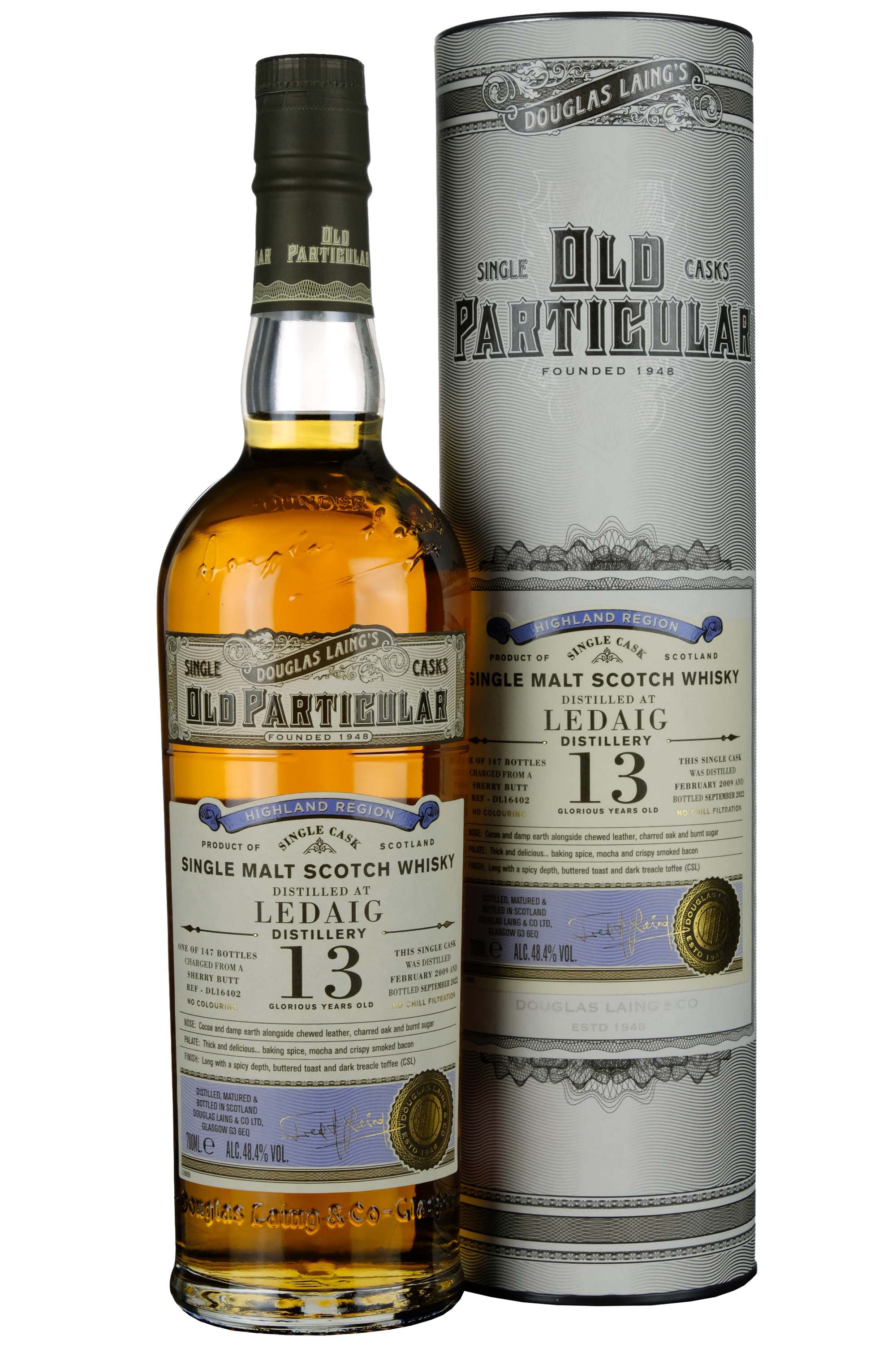Ledaig 2009-2022 | 13 Year Old Douglas Laing Old Particular Single Cask DL16402