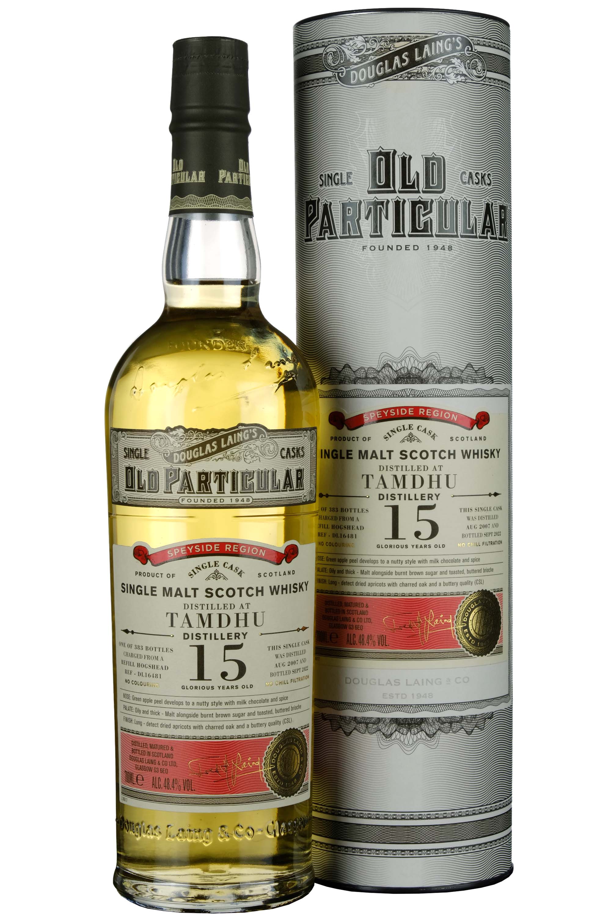Tamdhu 2007-2022 | 15 Year Old Douglas Laing Old Particular Single Cask DL16481