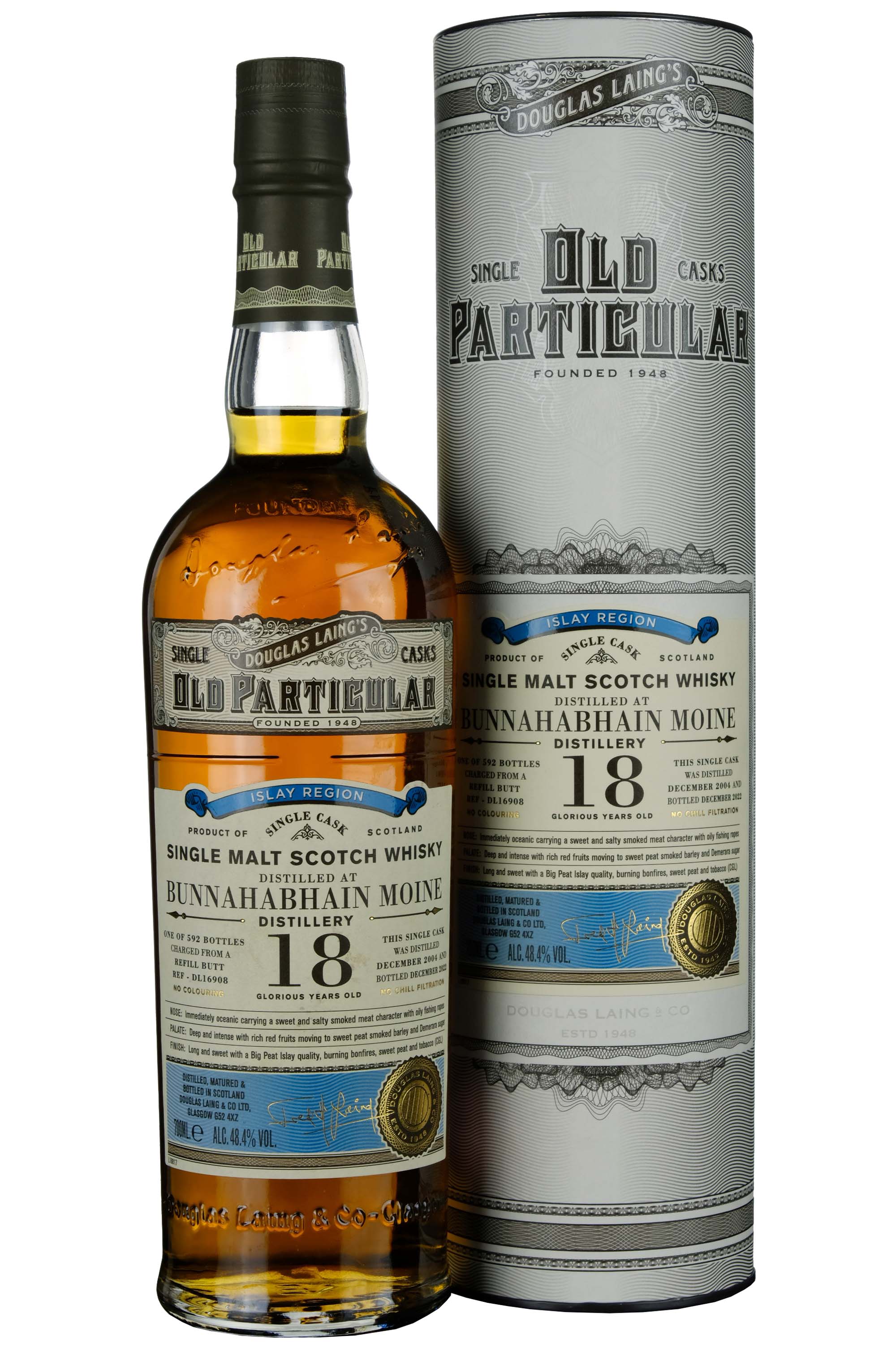 Bunnahabhain 2004-2022 | 18 Year Old Douglas Laing Old Particular Single Cask DL16908